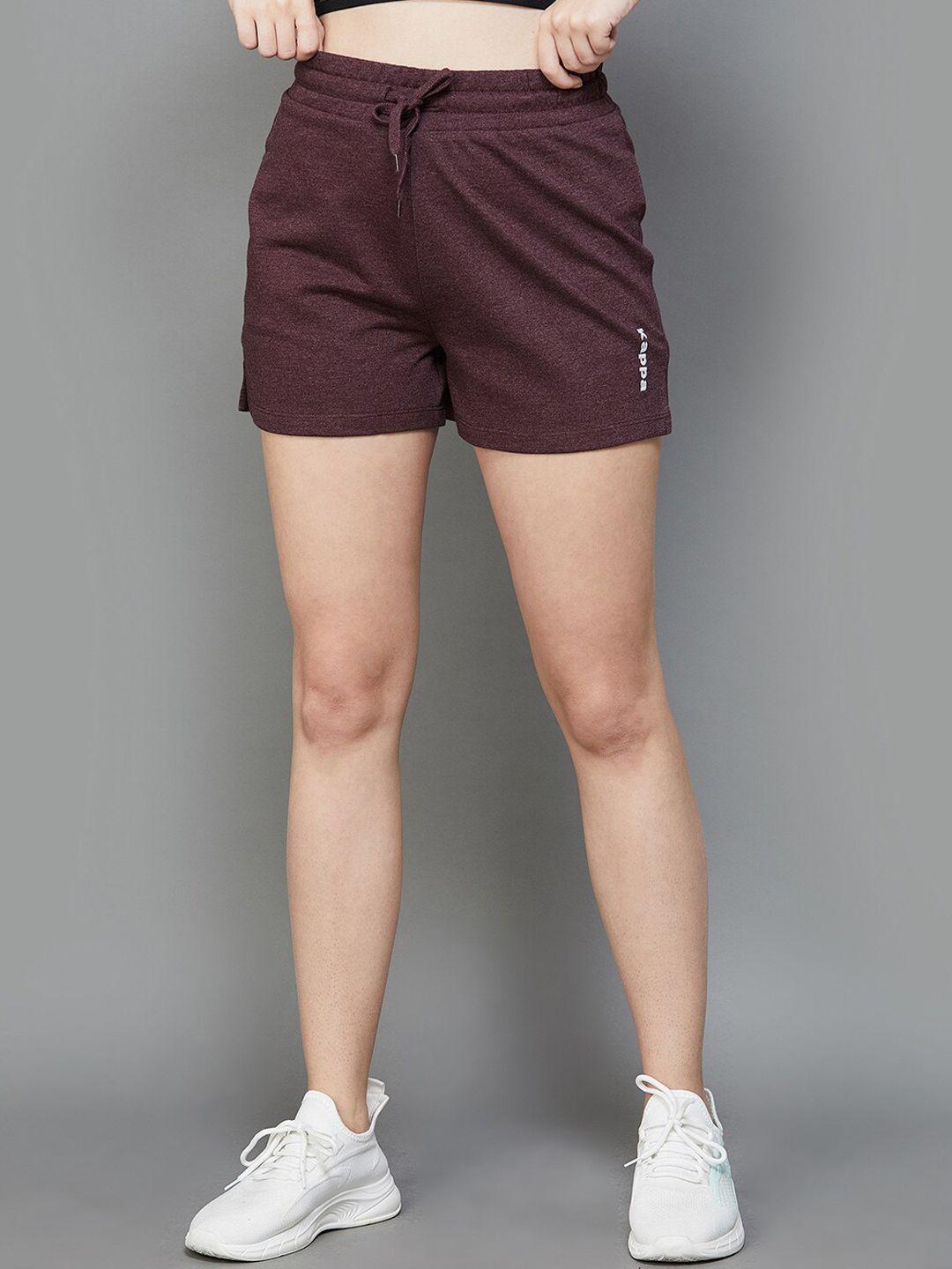 kappa women mid rise shorts