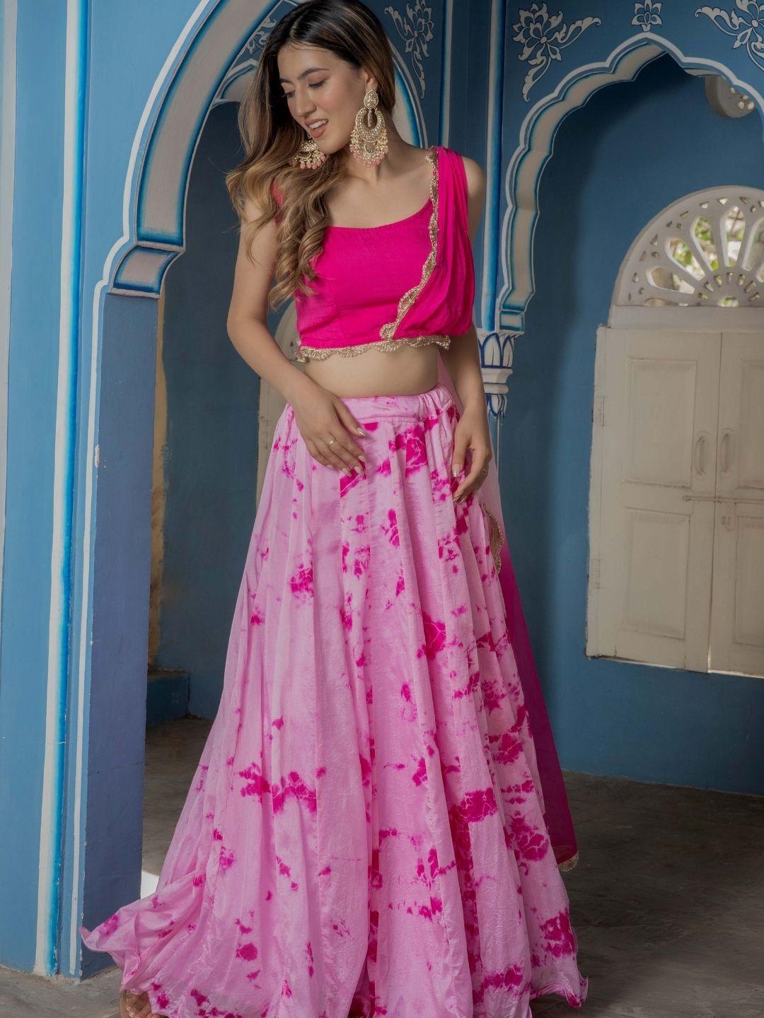 house of jamoti ready to wear lehenga & blouse with dupatta