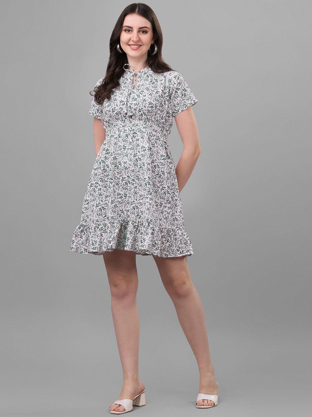 wilnercrown floral print fit & flare dress