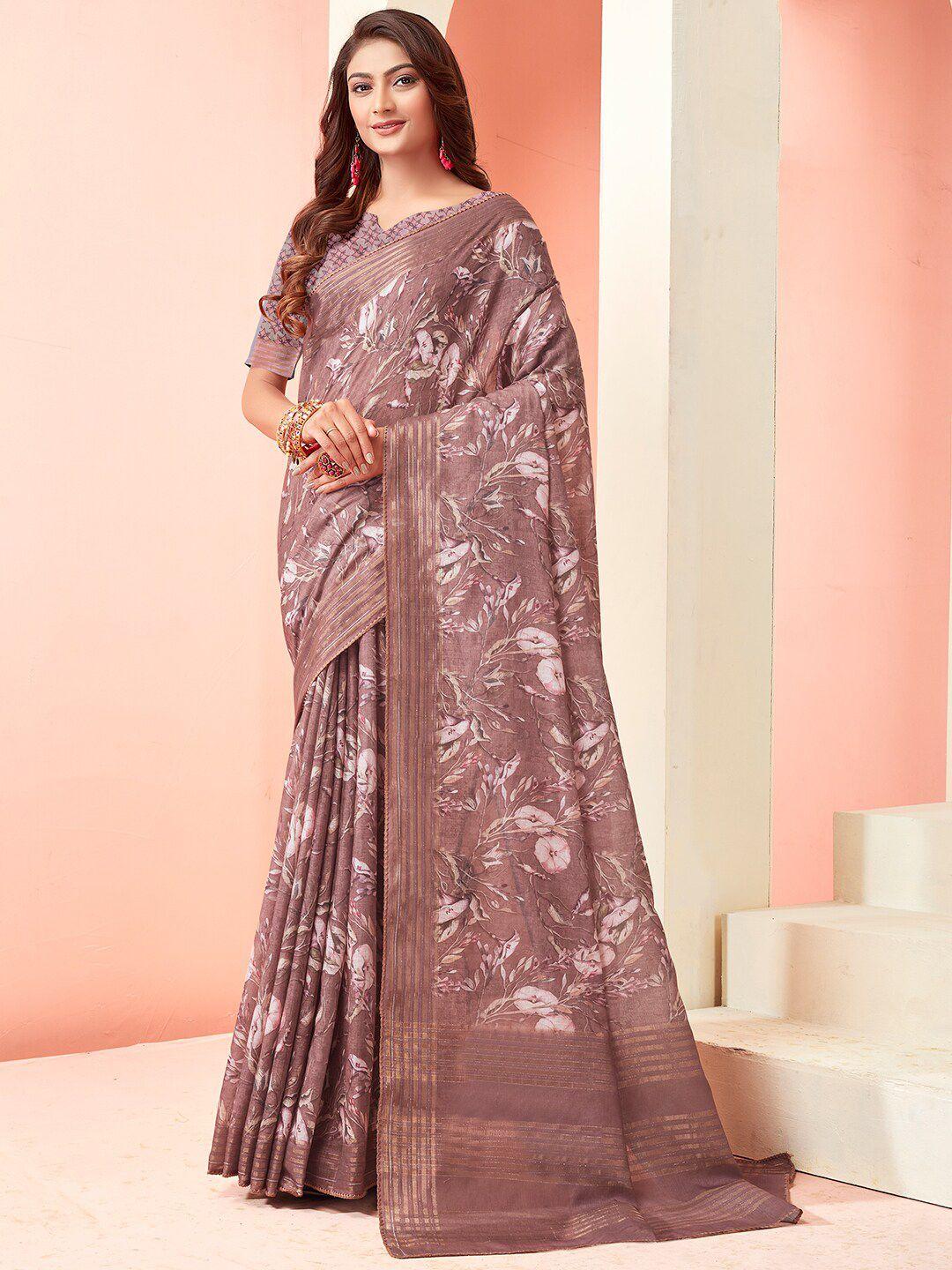 sanskar floral zari saree