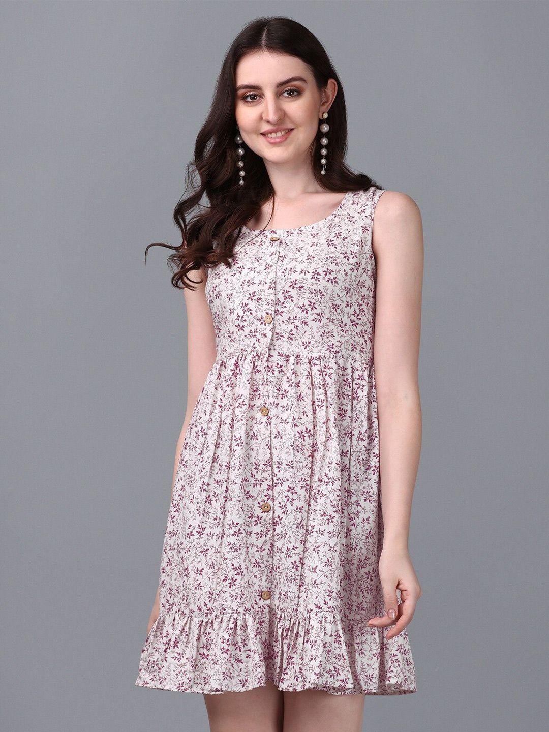 wilnercrown print empire dress