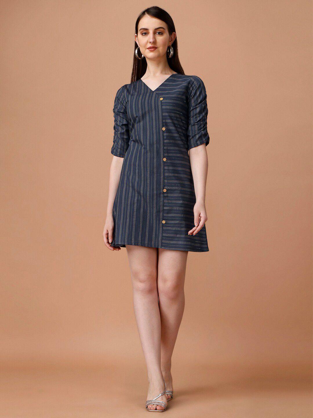 wilnercrown striped shirt dress