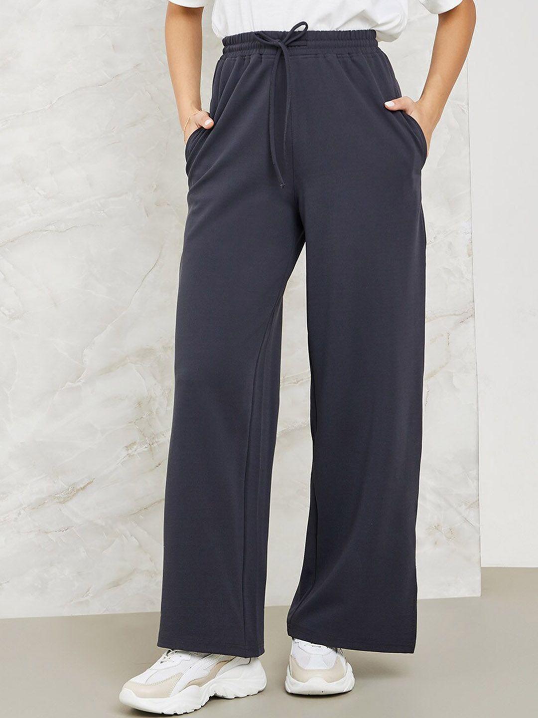 styli women wide leg track pants