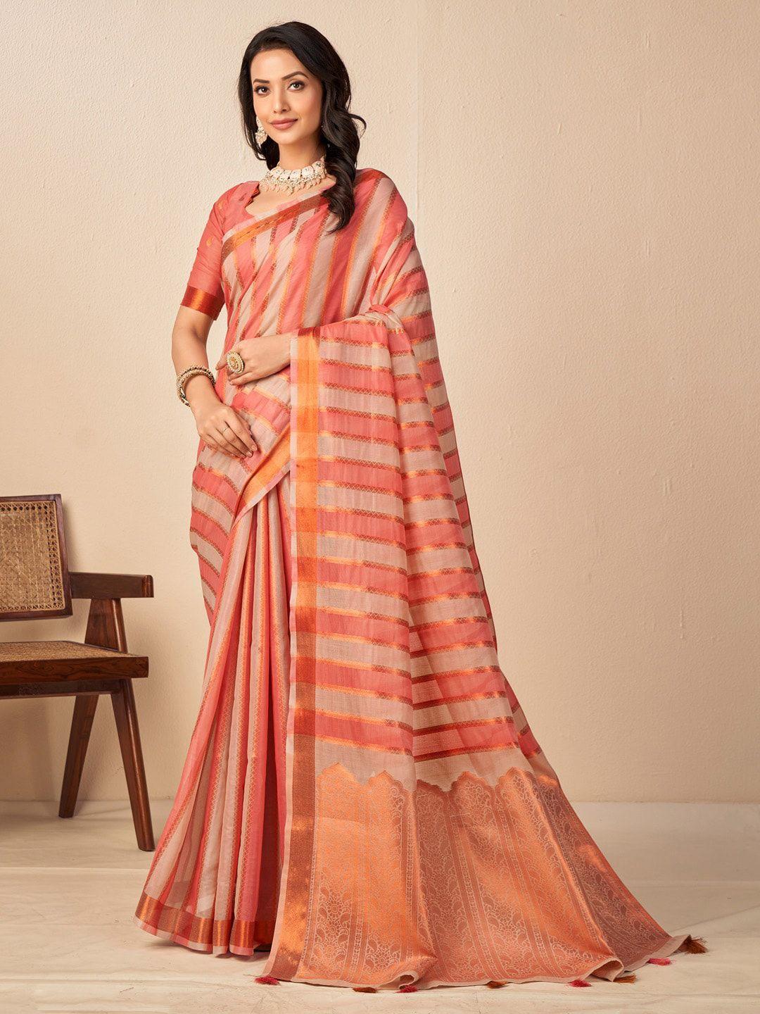 mitera ethnic motifs woven design zari banarasi saree