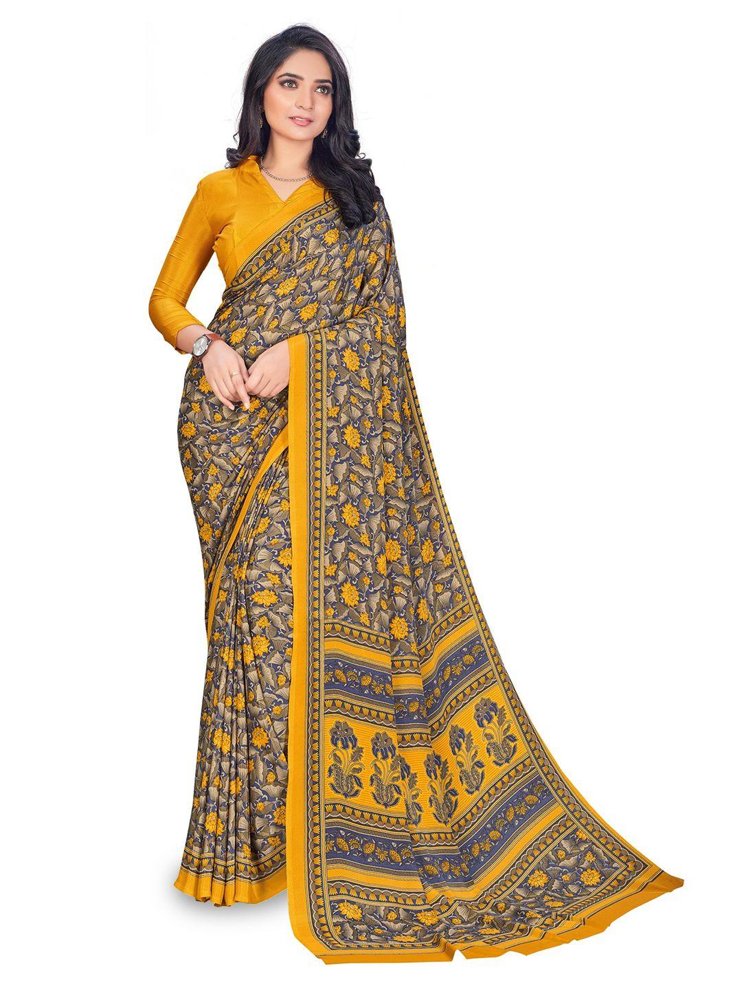 vimla floral printed saree