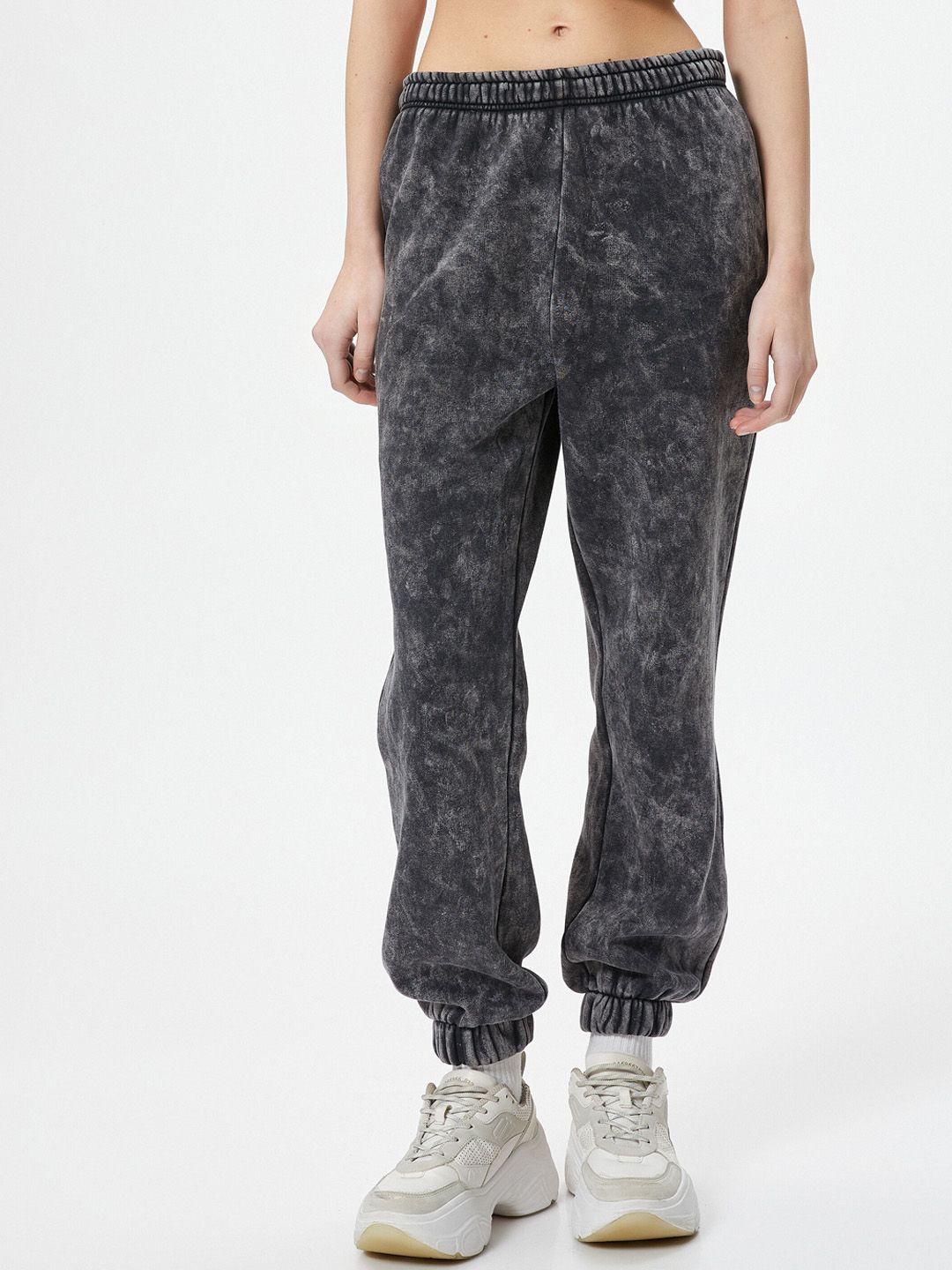 koton women abstract printed joggers