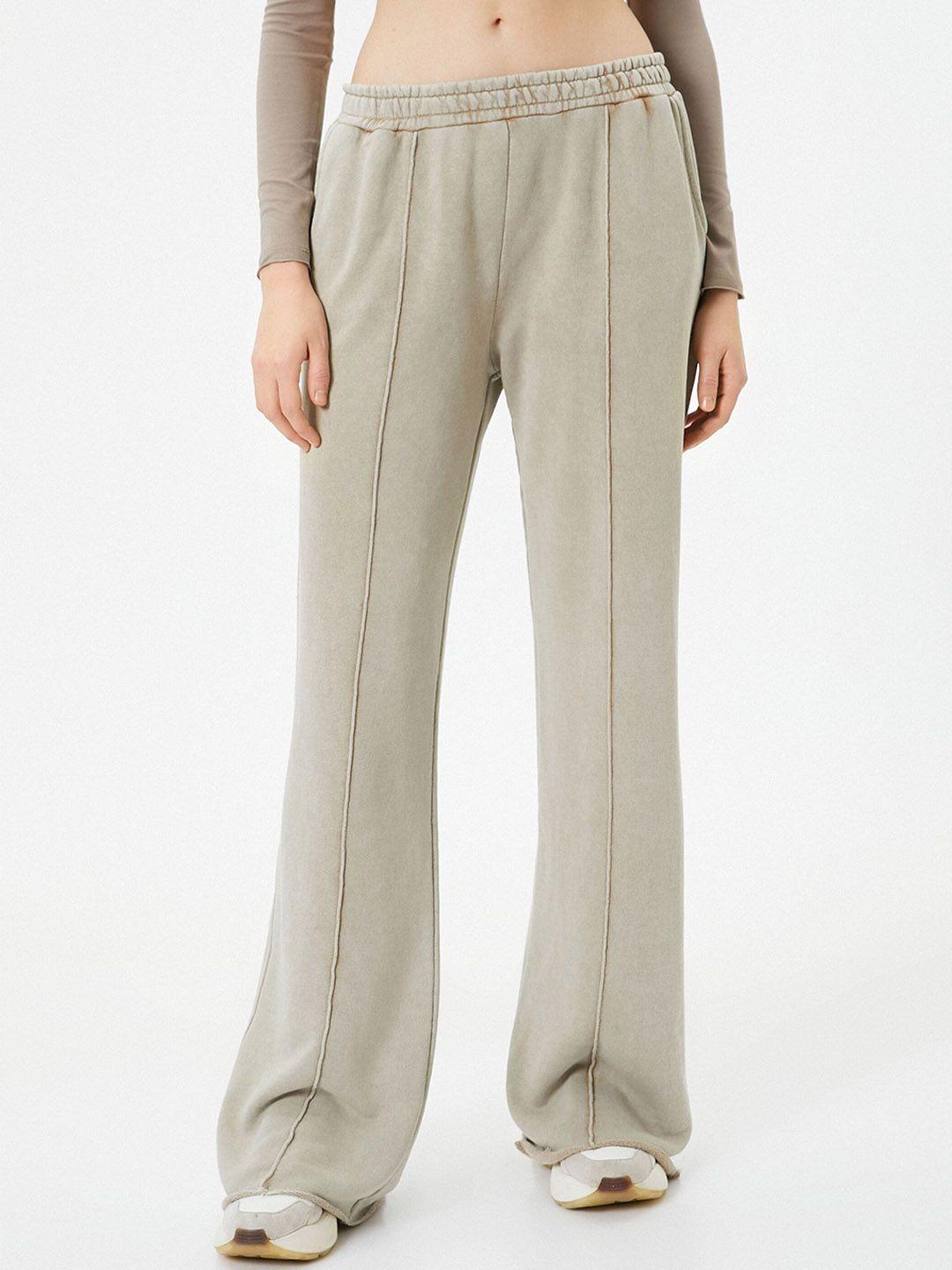 koton women mid-rise track pant