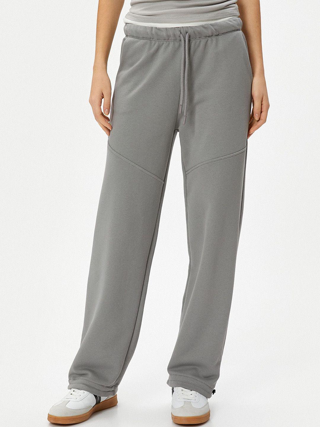 koton women mid-rise track pants