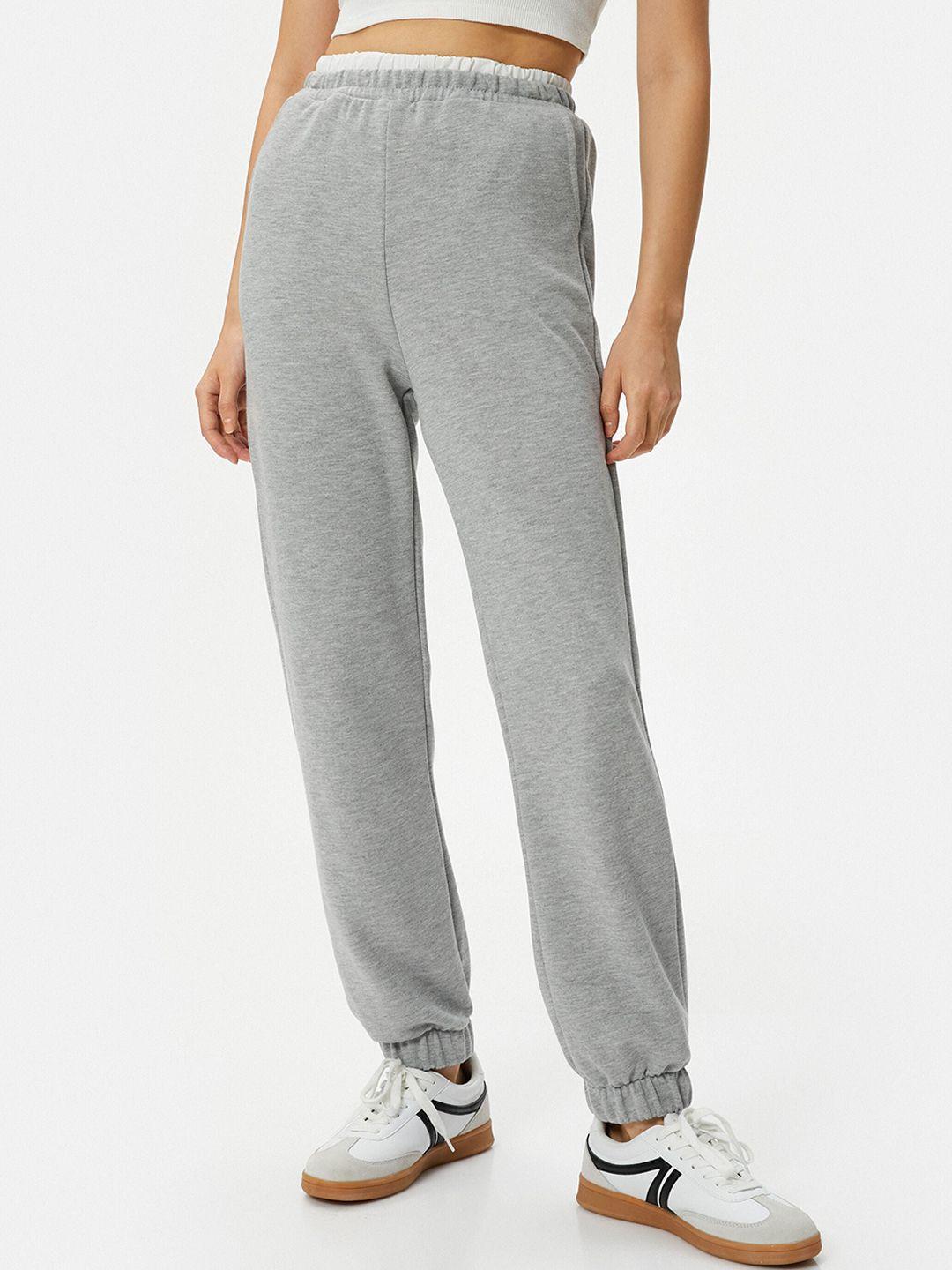 koton women mid-rise joggers