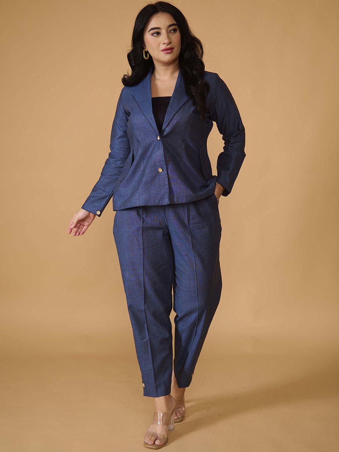 tsucchi traditions long sleeves blazer with trousers co-ords