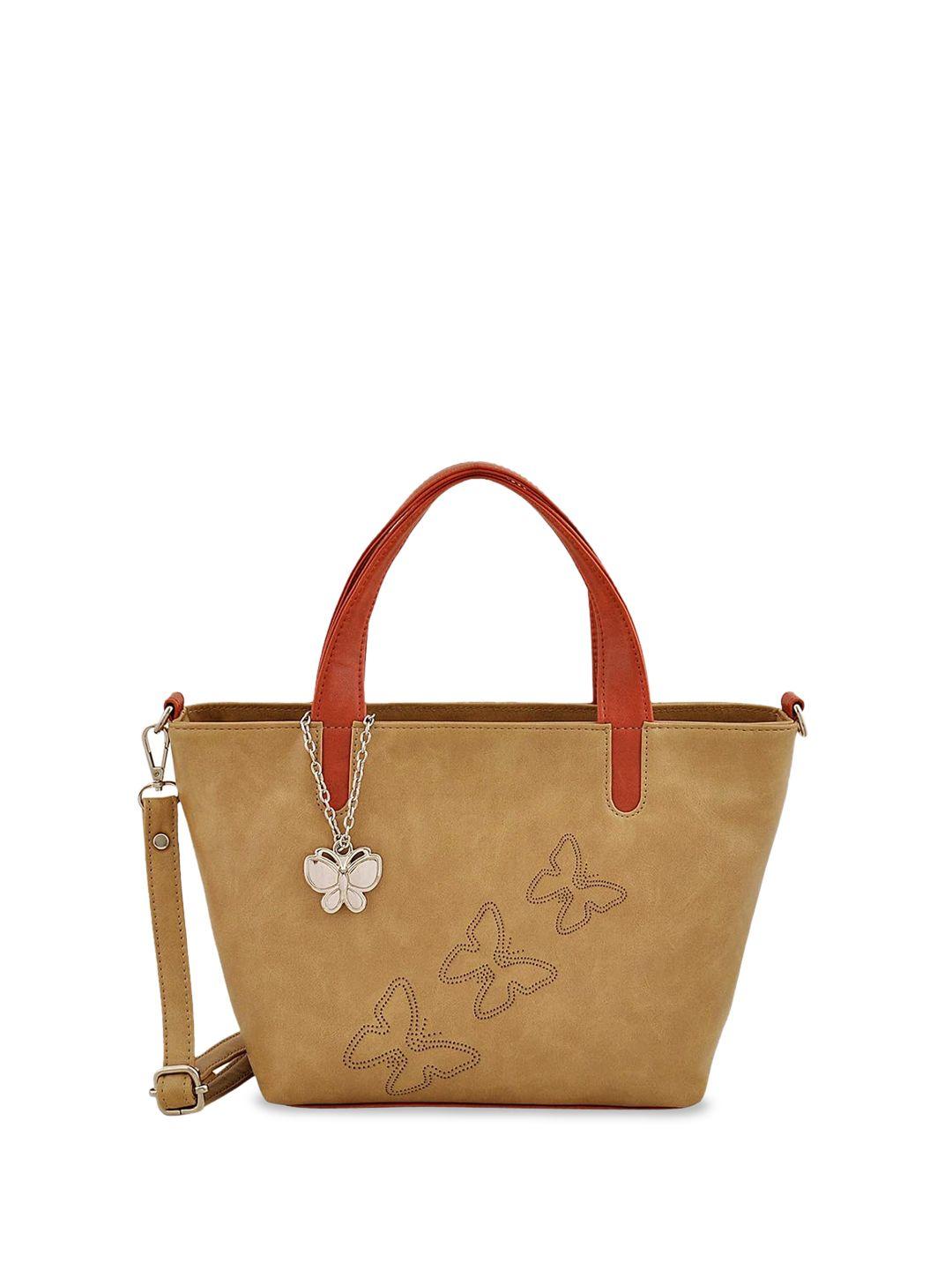 butterflies structured handheld bag