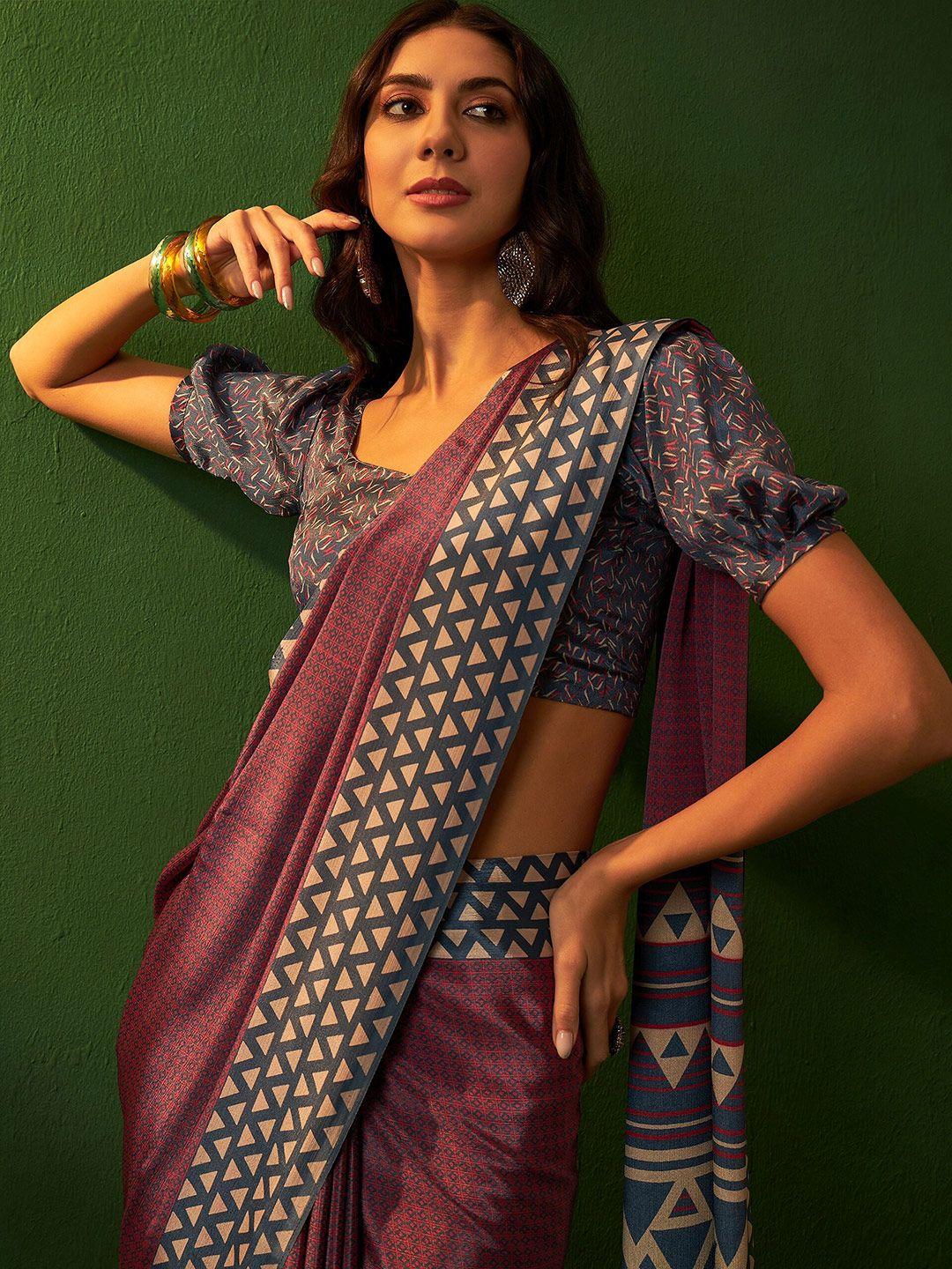 sangria patchwork pure crepe saree