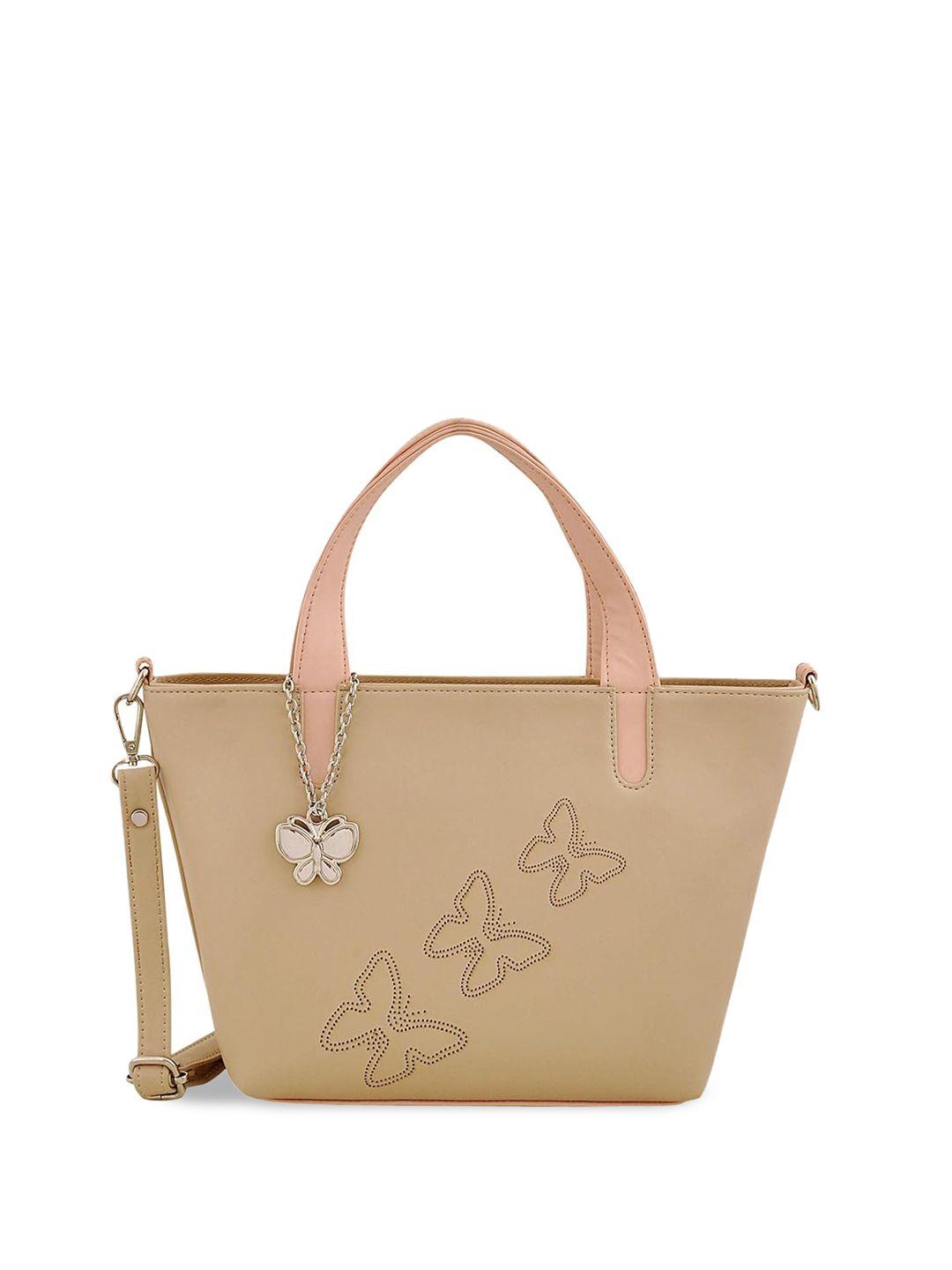 butterflies pu structured handheld bag