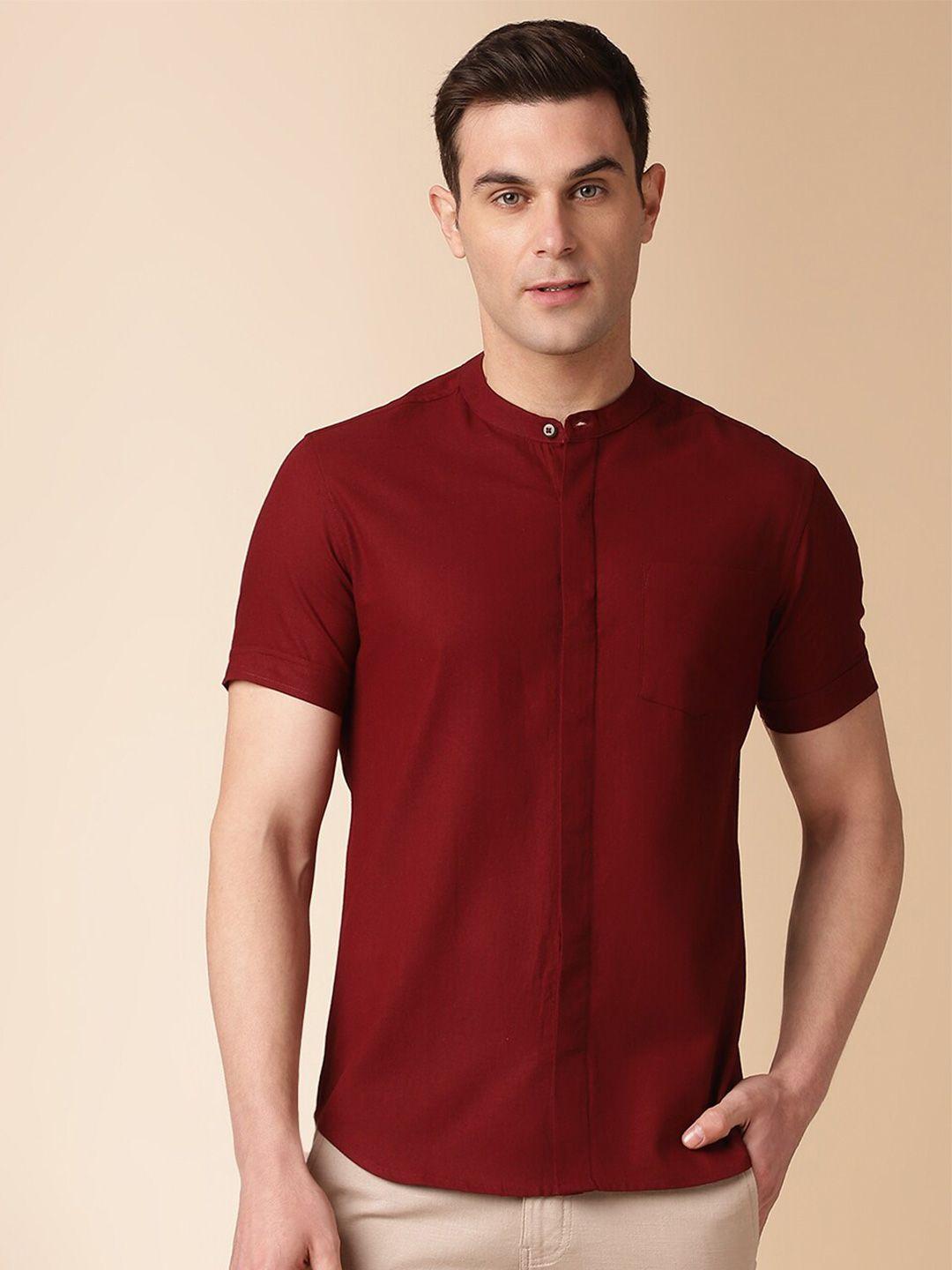 anouk men opaque casual shirt