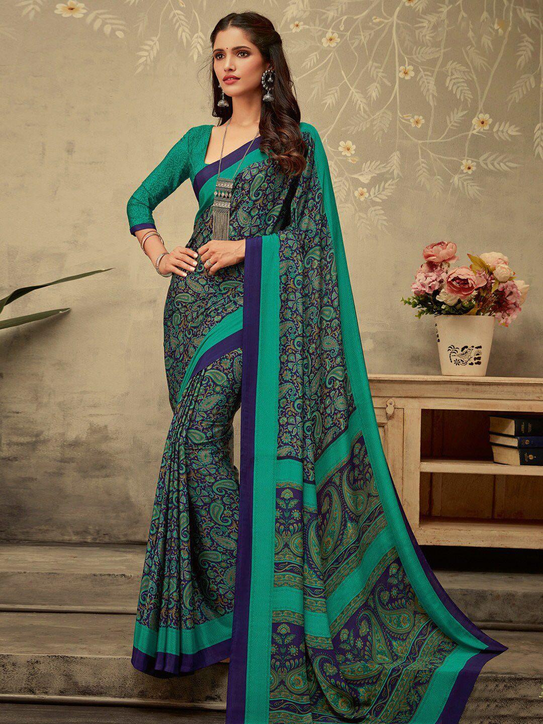 mitera bagh pure crepe bagru saree