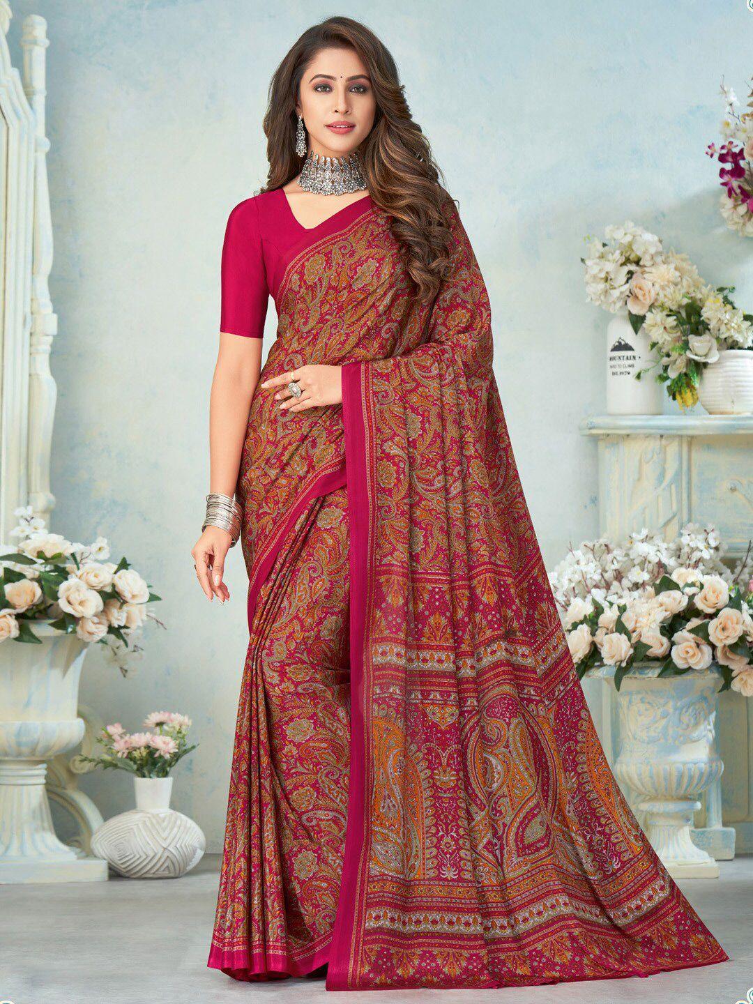 mitera bagh pure crepe bagru saree