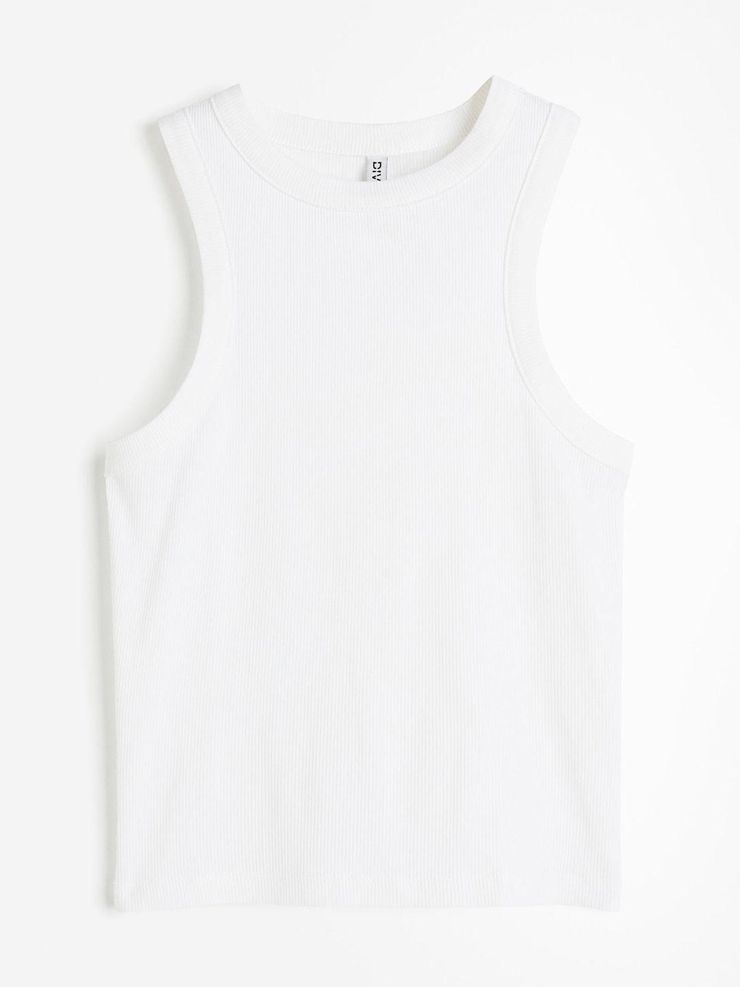 h&m women ribbed vest top