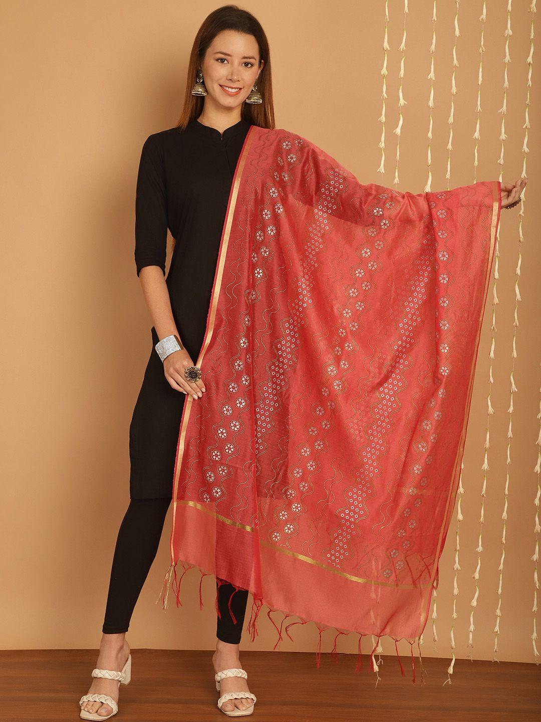 soundarya ethnic motifs woven design banarasi dupatta