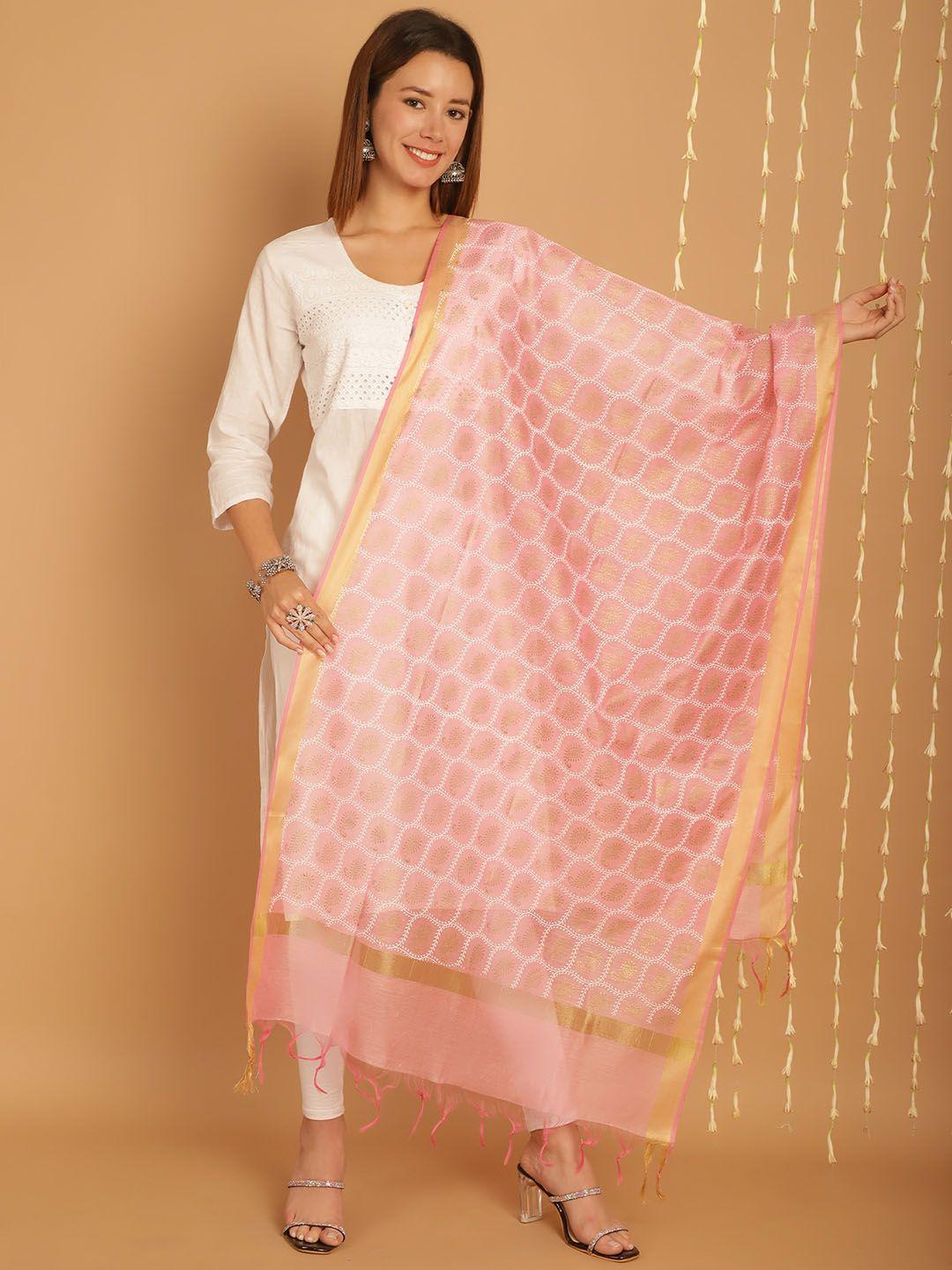 soundarya ethnic motifs woven design banarasi dupatta