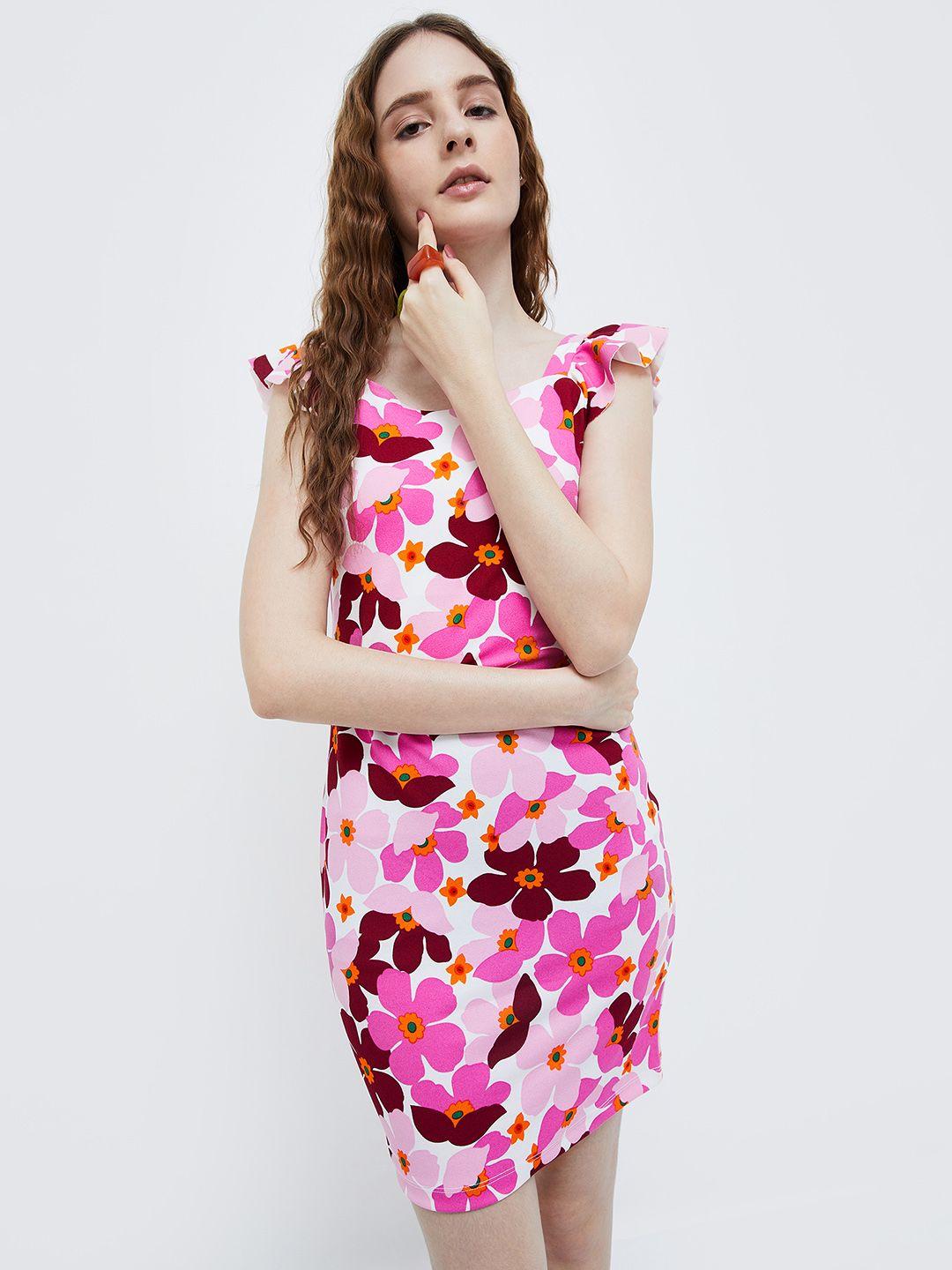 ginger by lifestyle floral print sheath dress