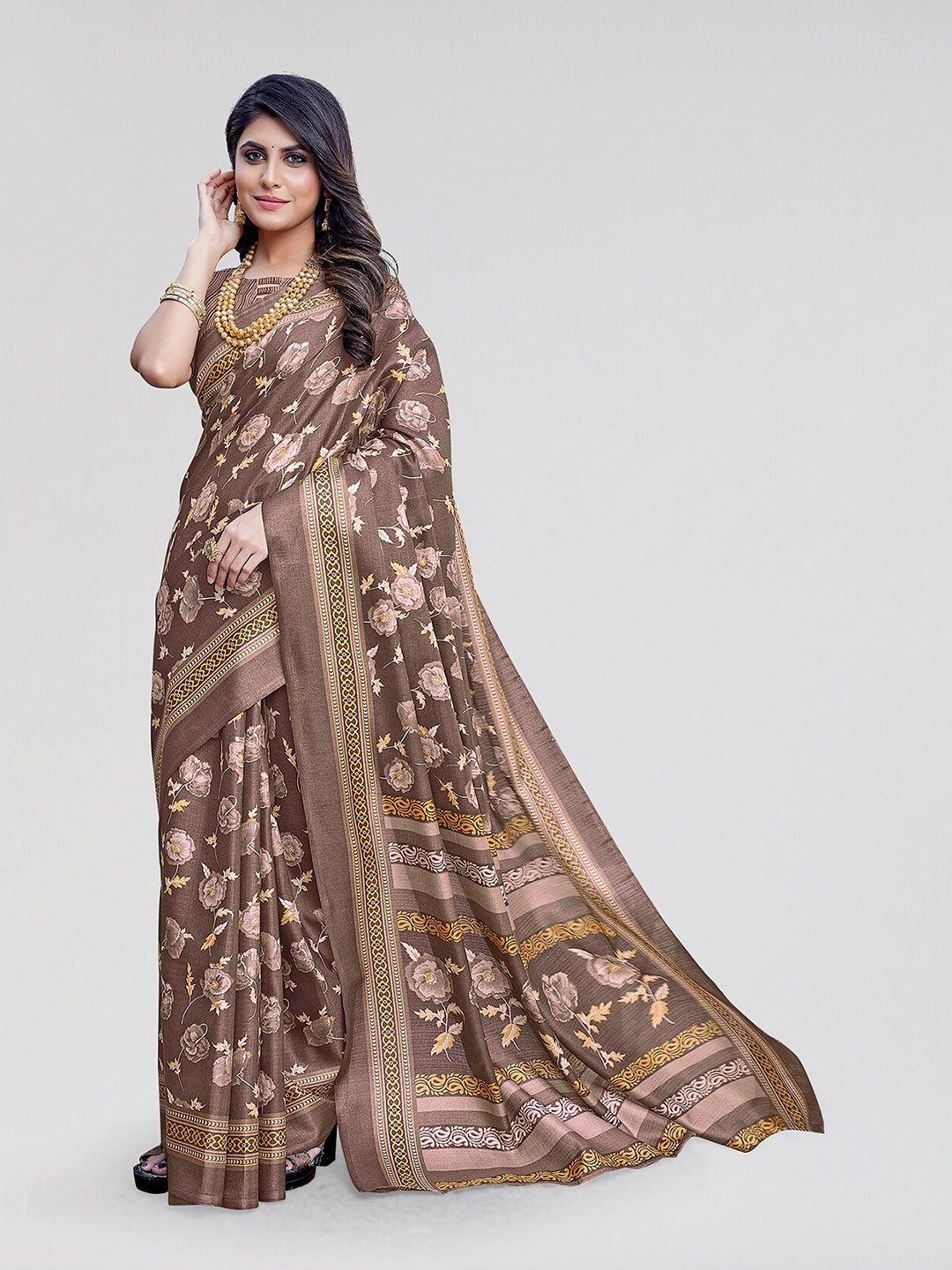 yashika floral art silk saree