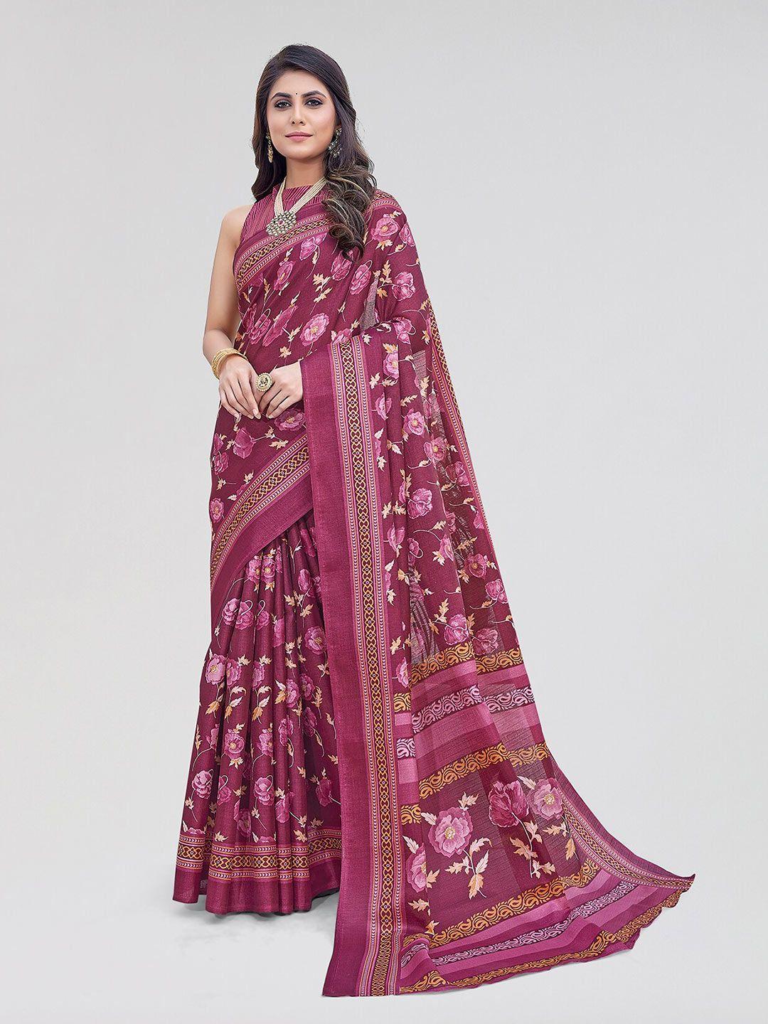 yashika floral printed saree