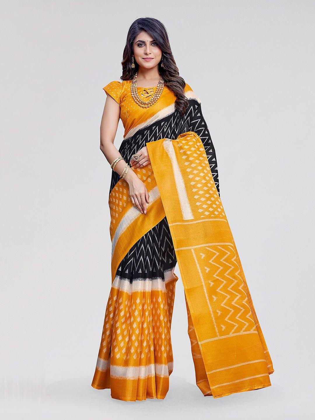 yashika geometric printed saree