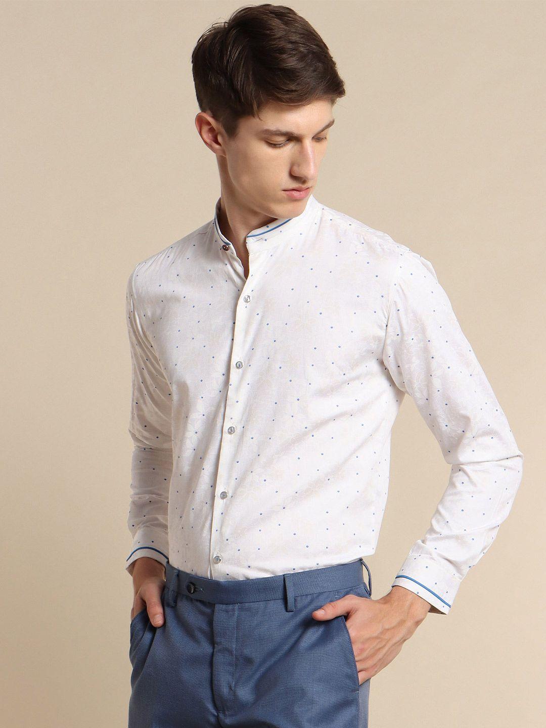 stori men opaque printed casual shirt