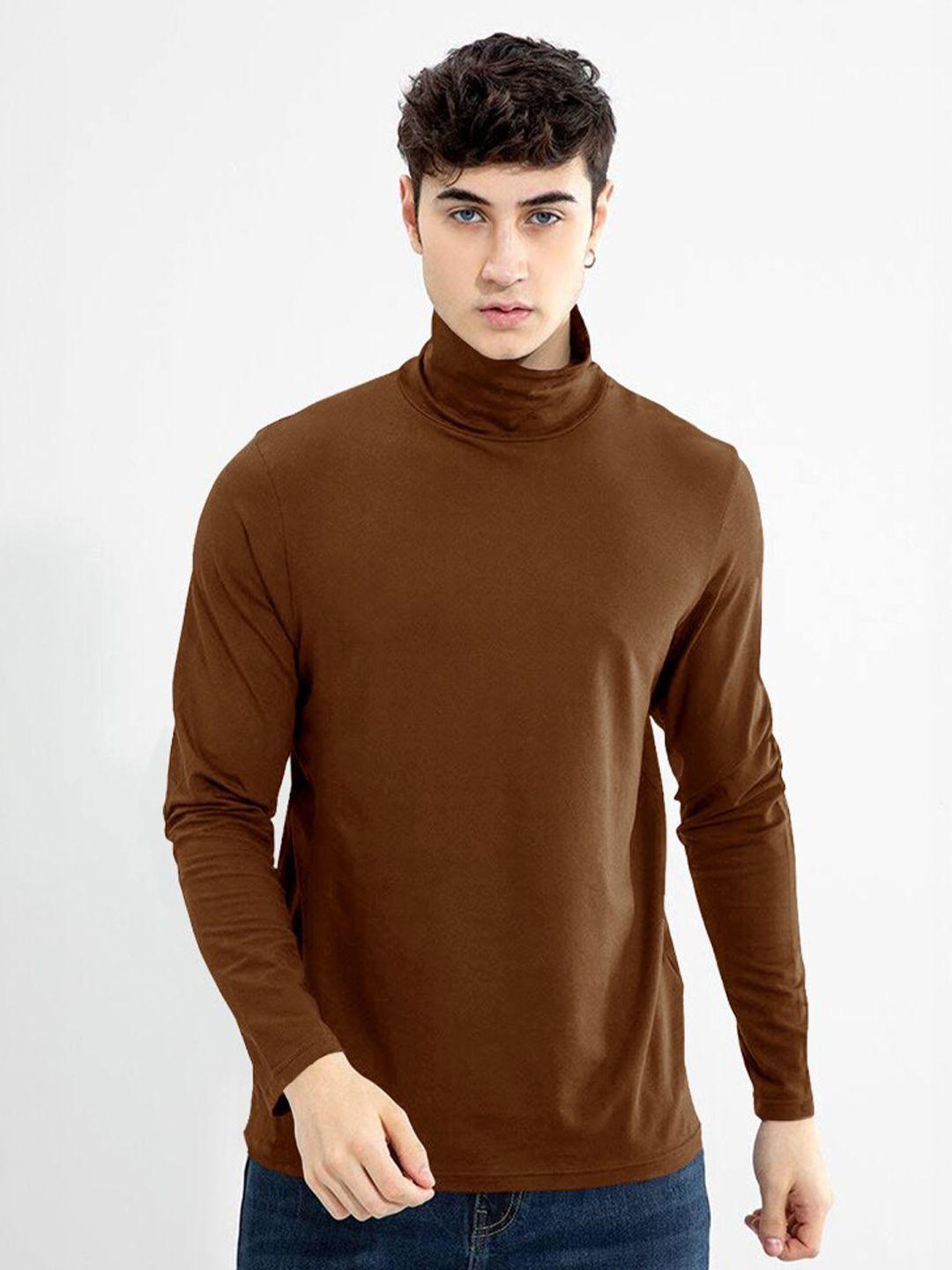 eyebogler high neck long sleeves cotton t-shirt