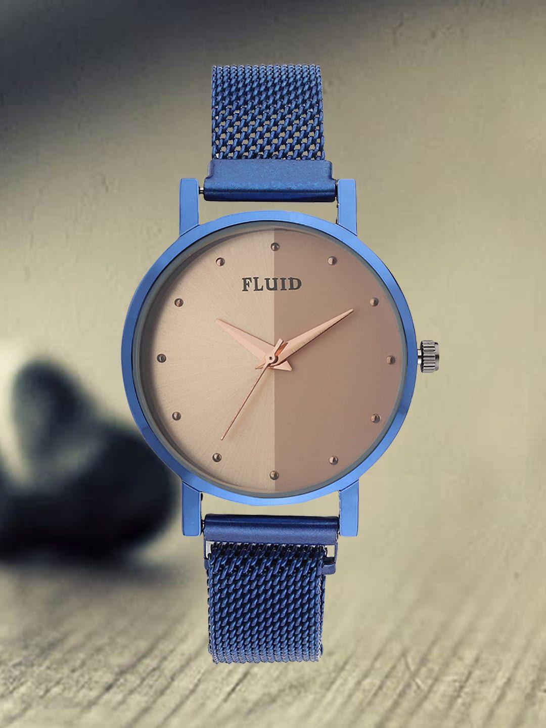 fluid women bracelet style straps analogue watch flwatch24-mag-bl-08