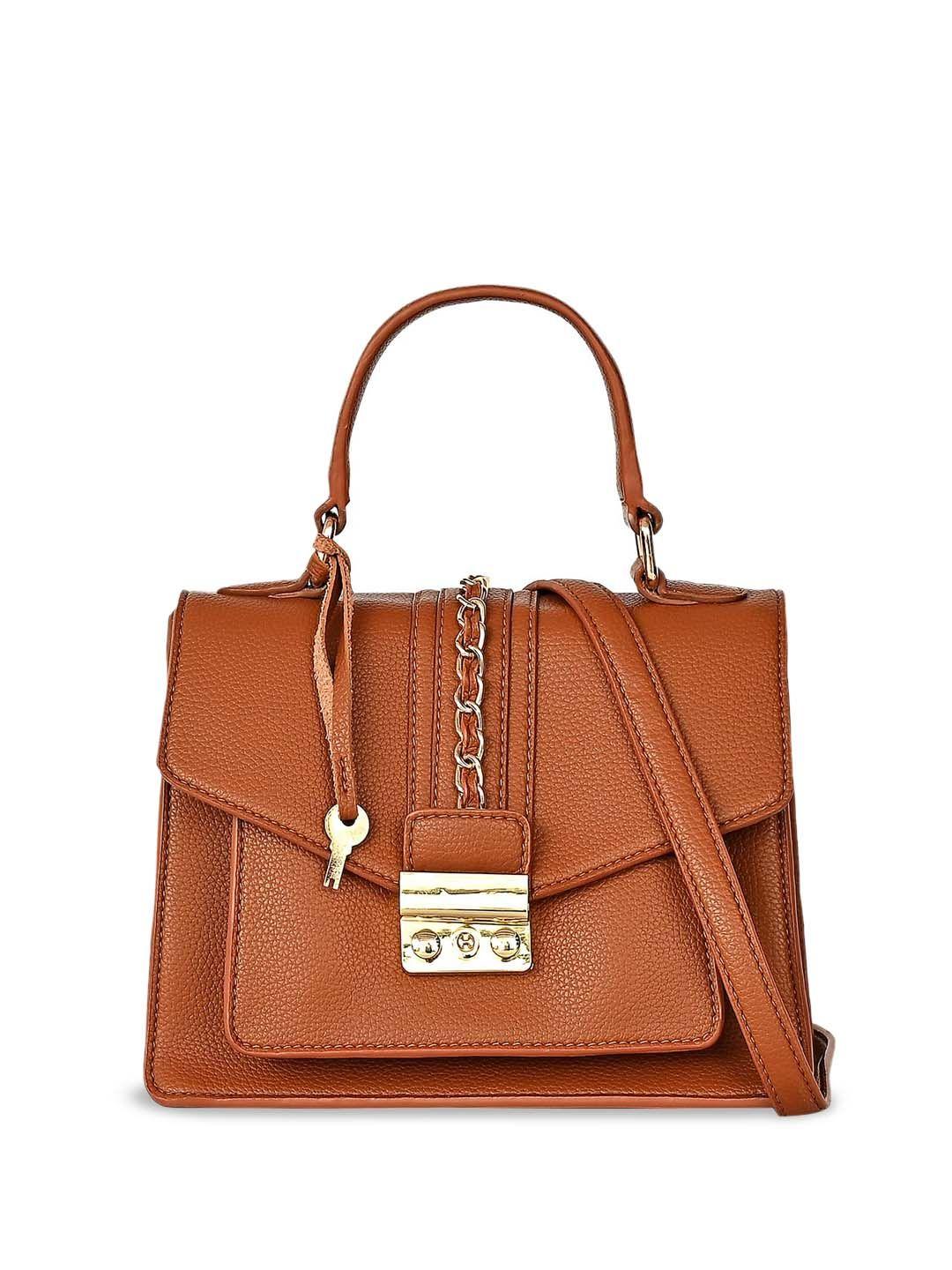 eske textured structured satchel