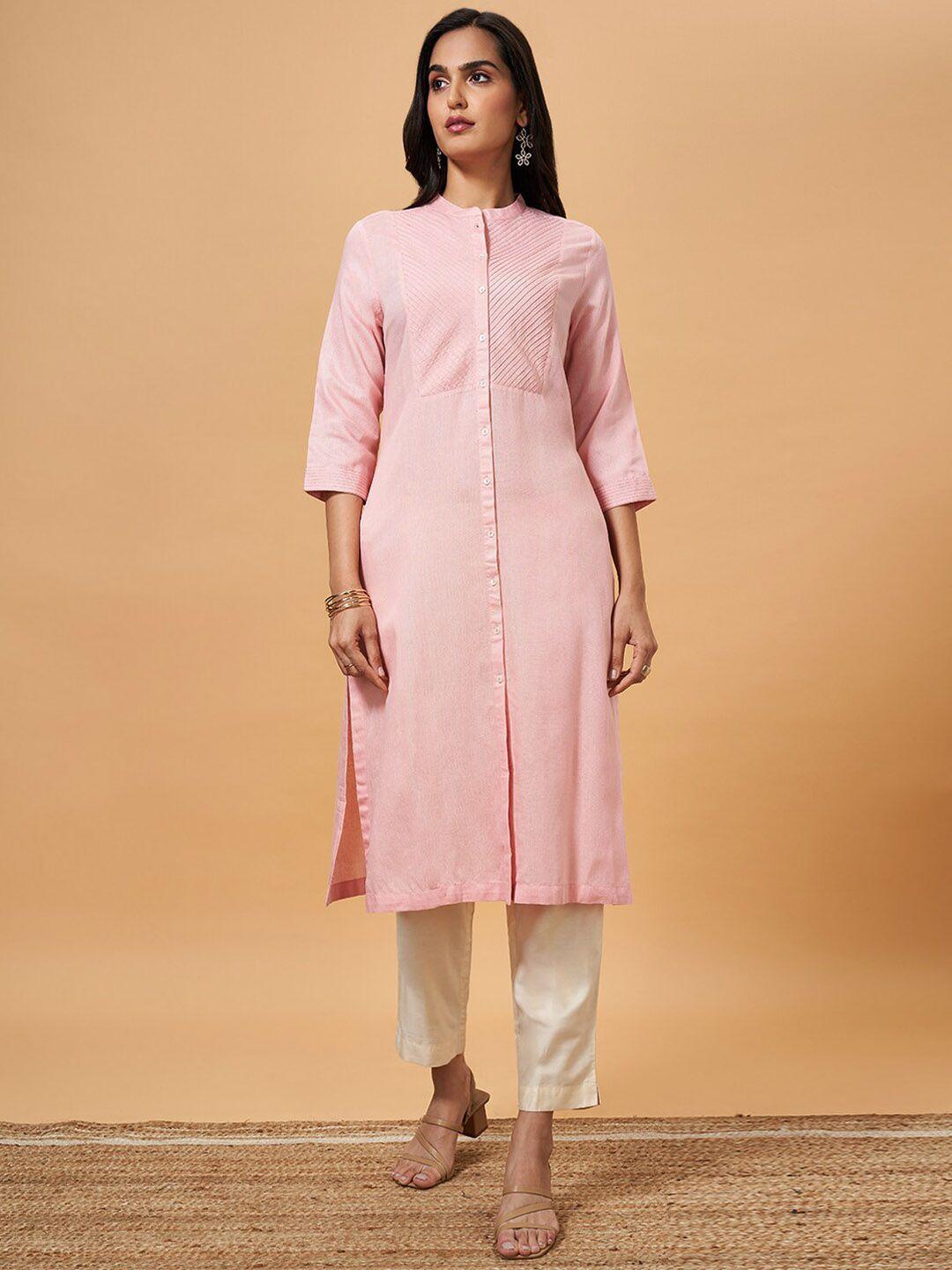 marigold lane women yoke design kurta