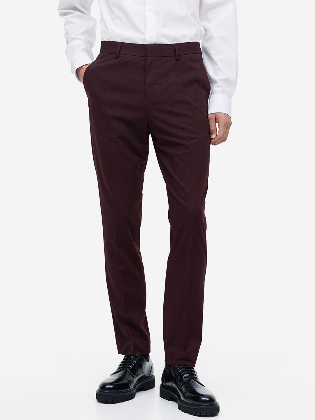 h&m slim fit suit trousers