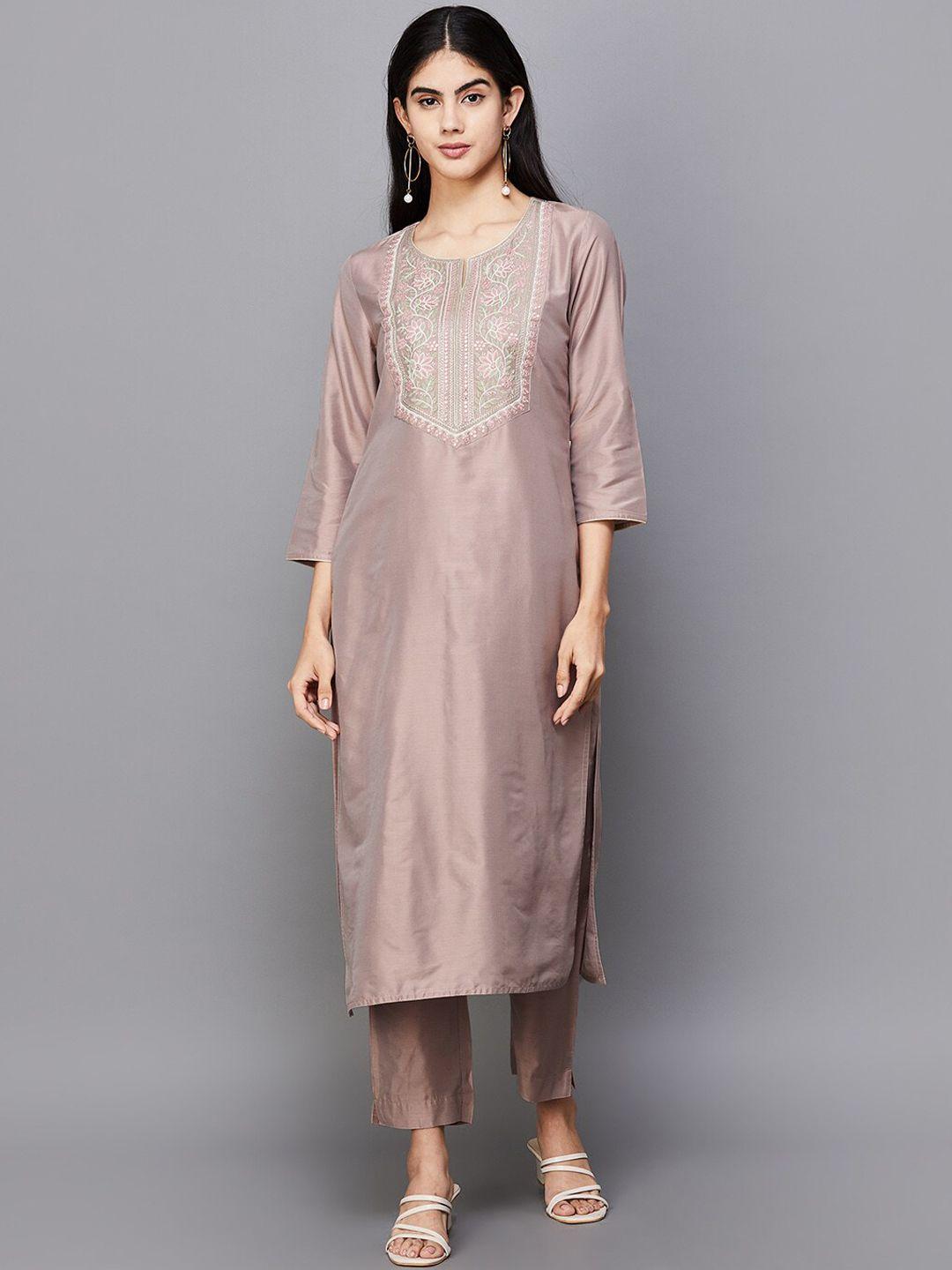 melange by lifestyle women  kurta sets