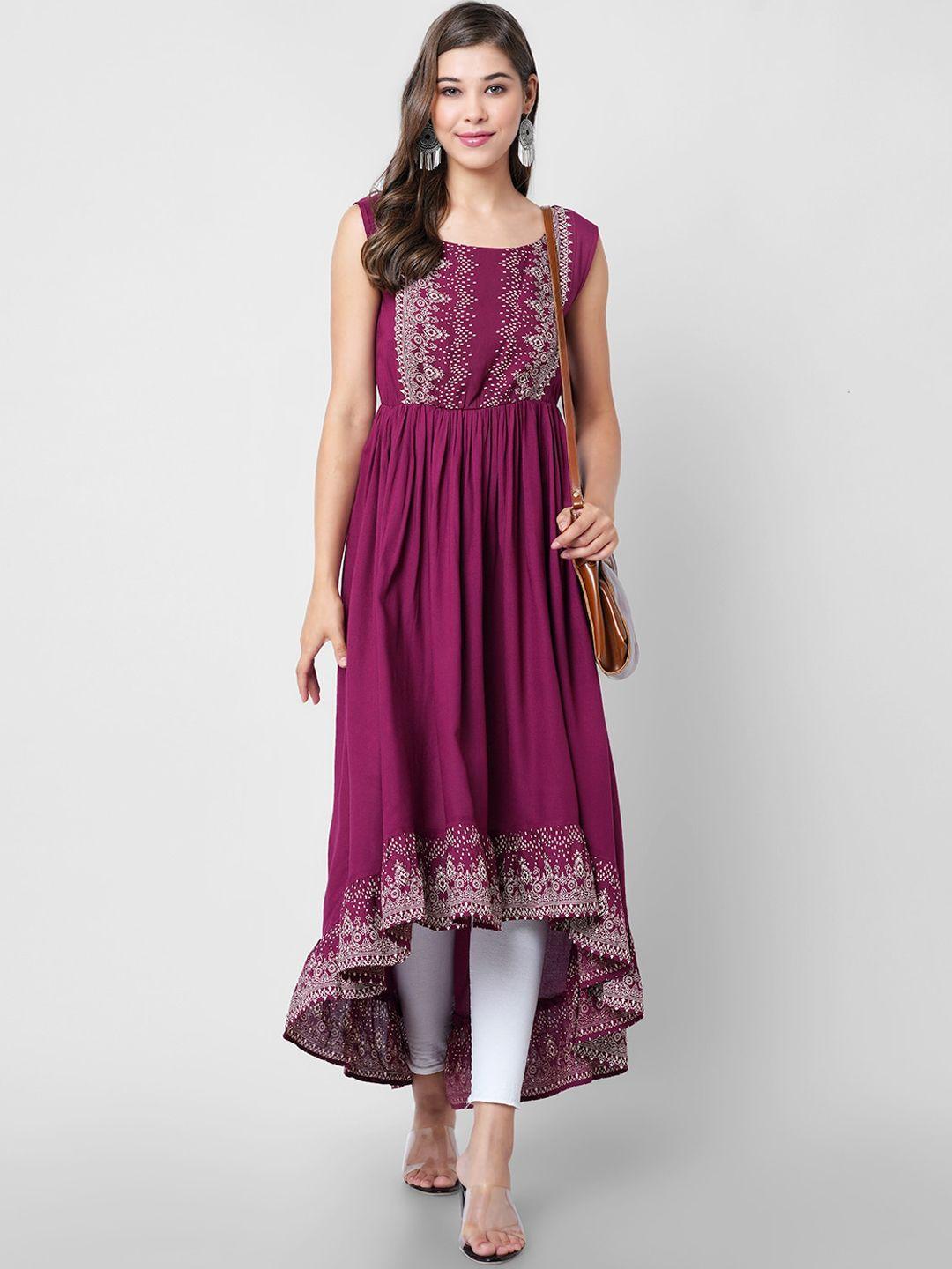 kalini women asymmetric anarkali kurta