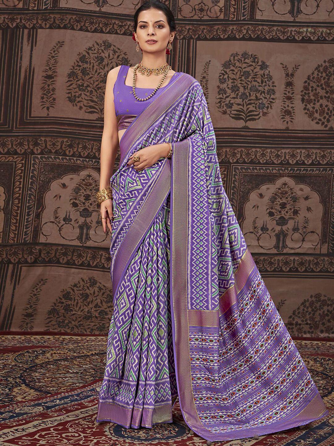 mitera ethnic motifs zari pure silk pochampally saree