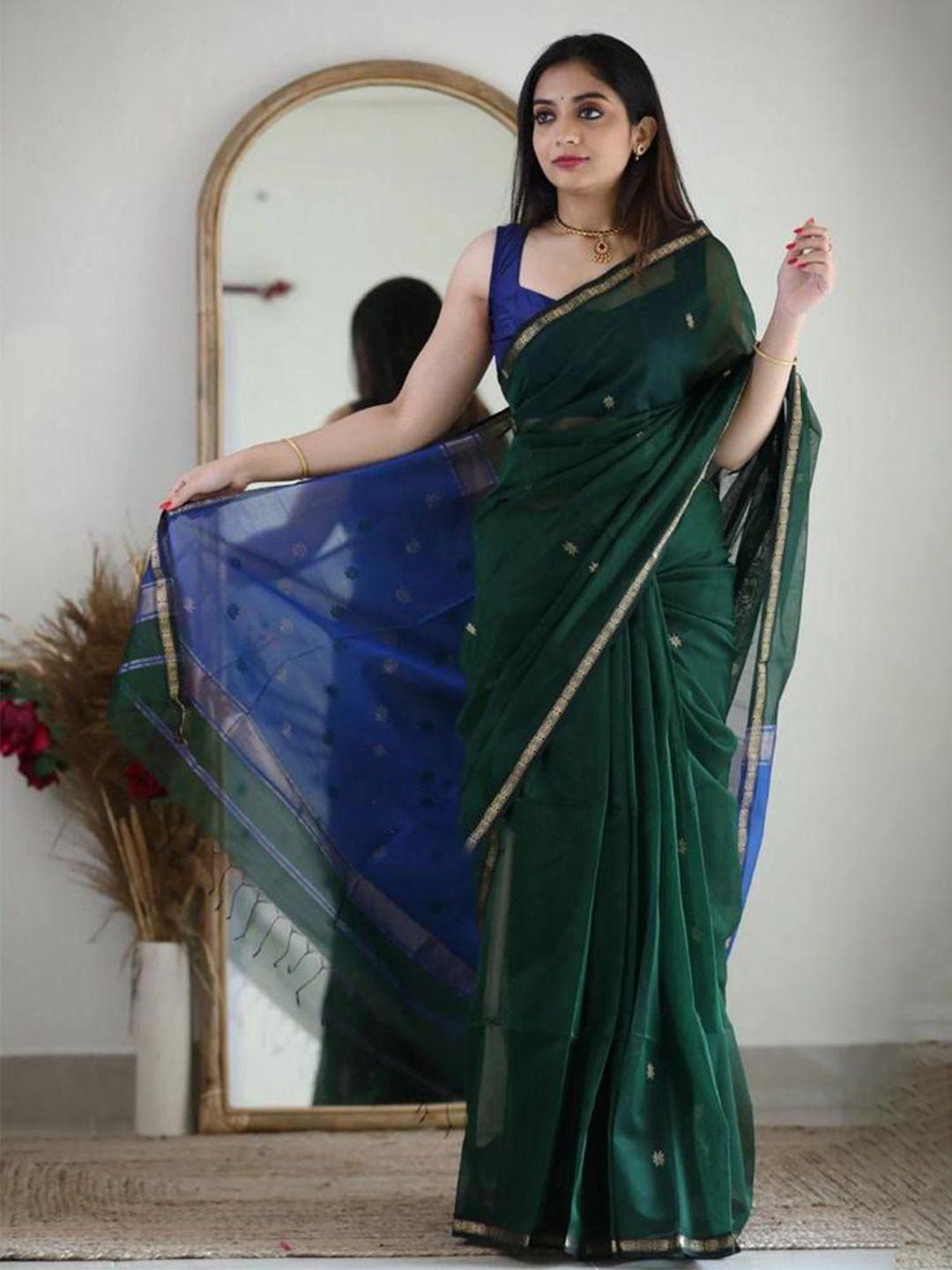 jinal & jinal floral woven design zari art silk chanderi saree