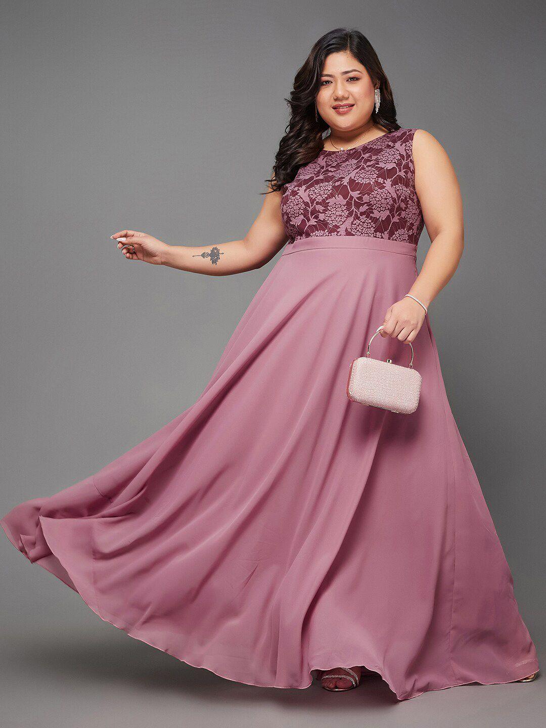 miss chase a+ georgette maxi dress