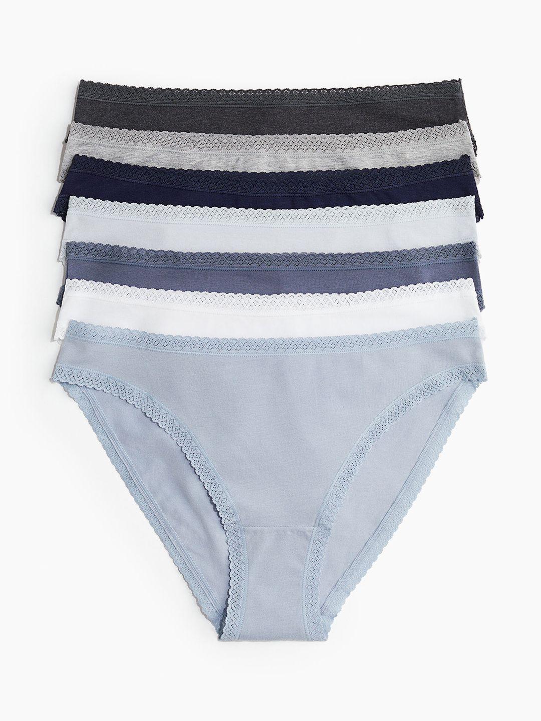 h&m 7-pack cotton jersey bikini briefs