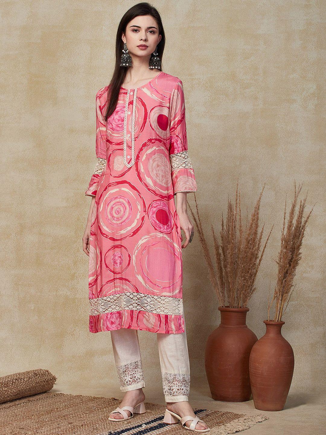 fashor women ethnic motifs printed kurta