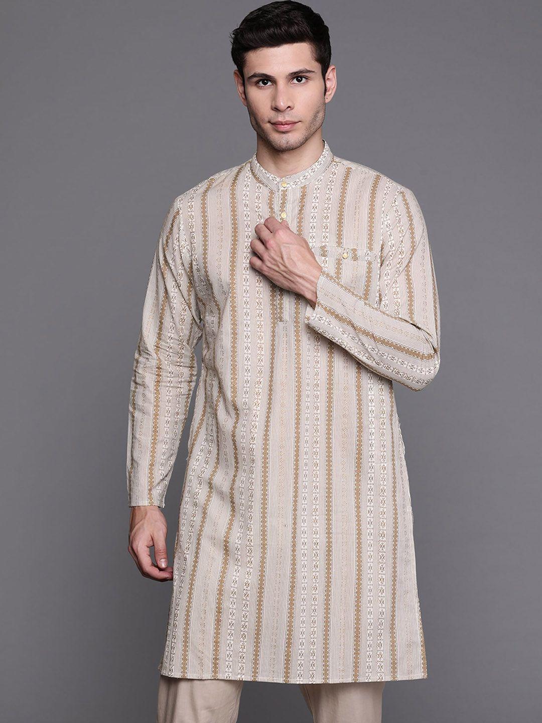 indo era ethnic motifs printed pure cotton kurta