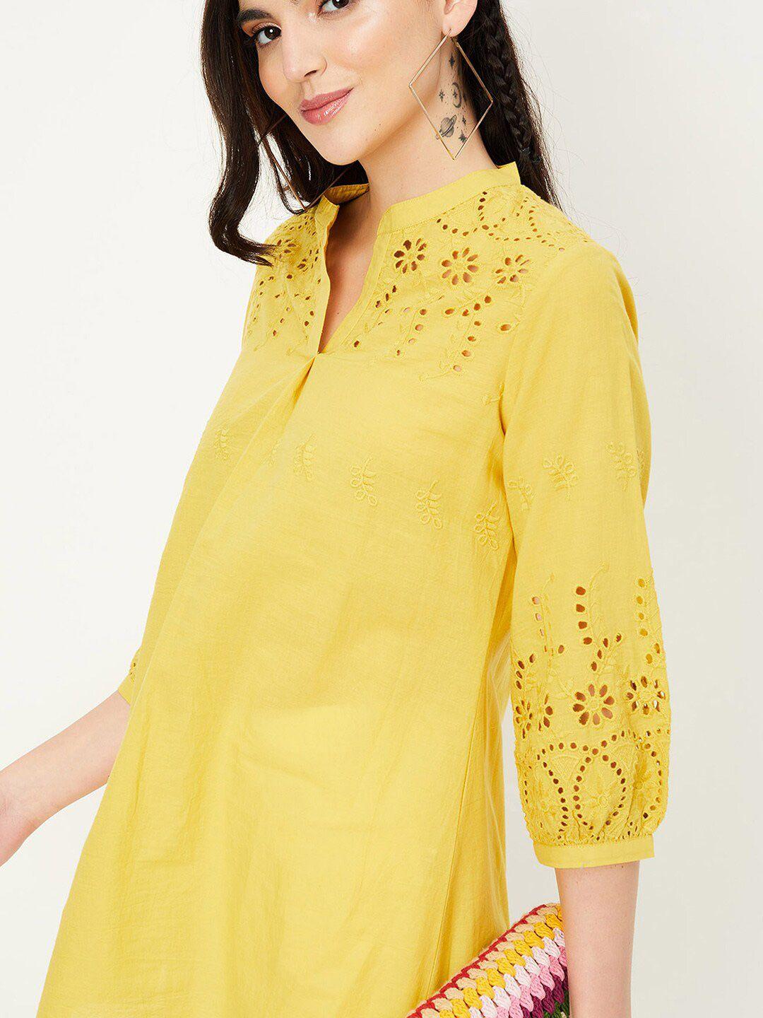 max mandarin collar tunic