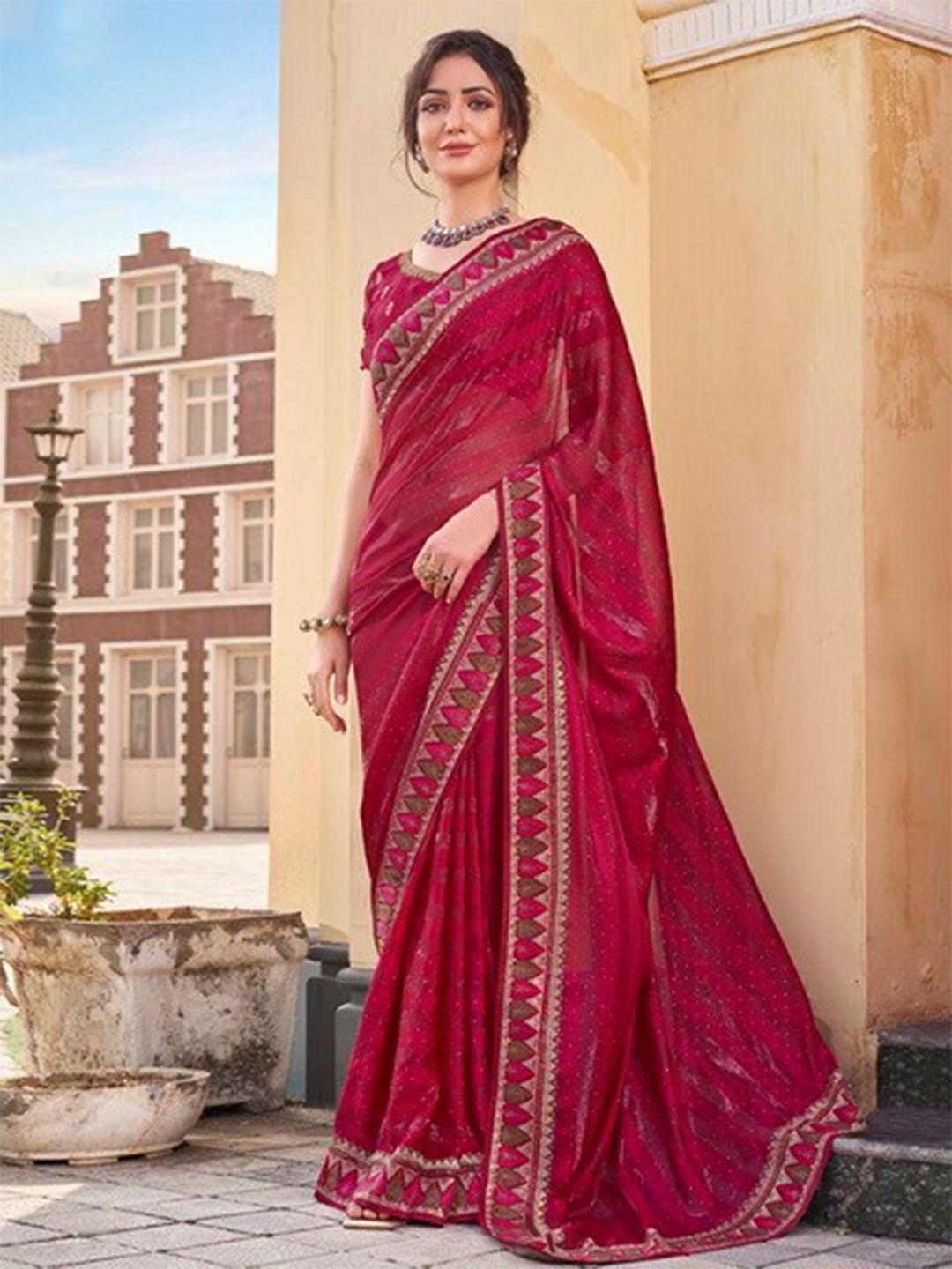 mitera striped zari pure chiffon saree