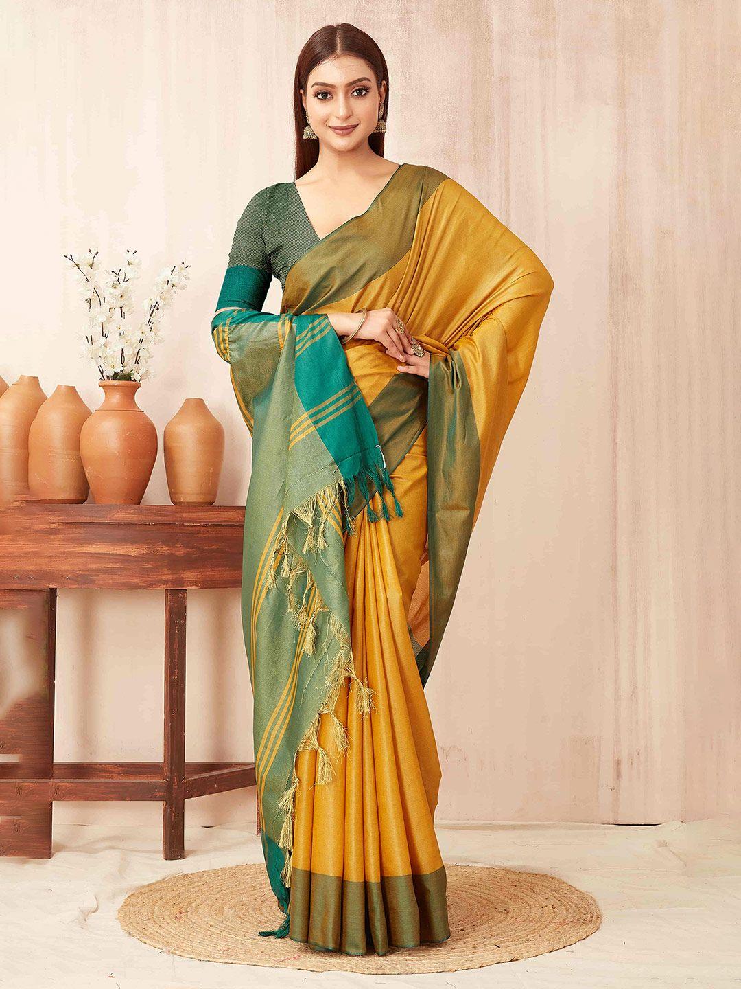 silk land tissue banarasi saree