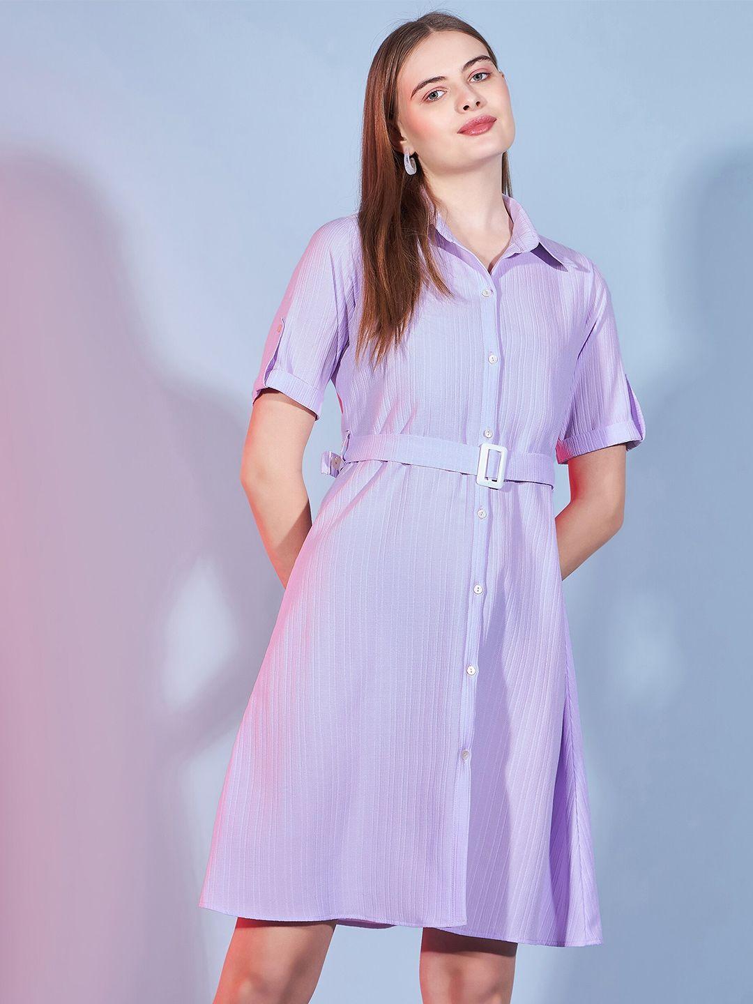 dressberry striped a-line dress