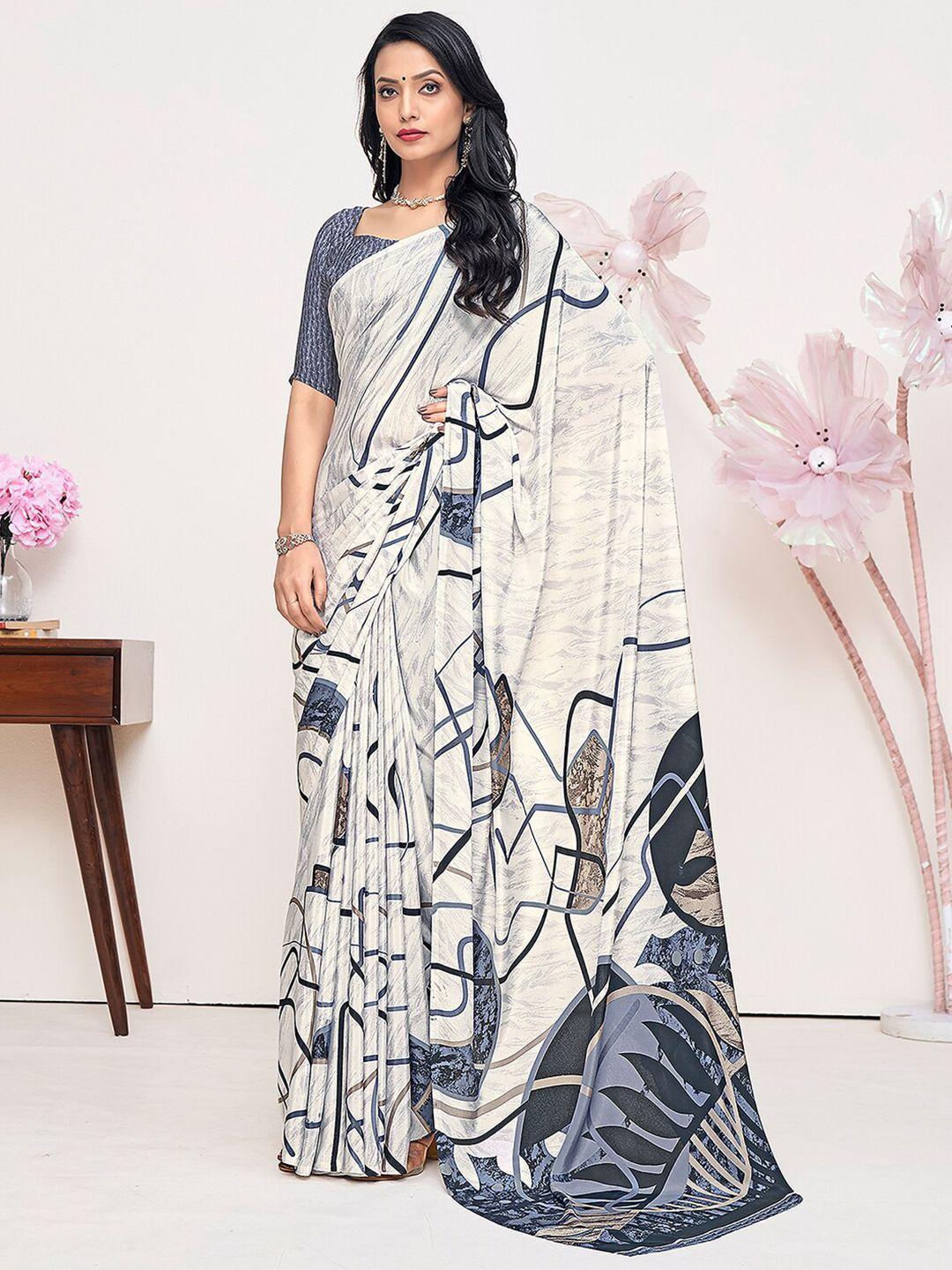 mitera poly crepe bagru saree