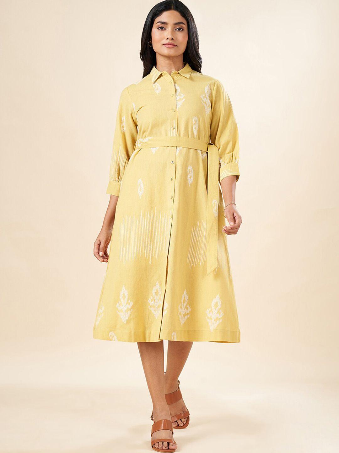 akkriti by pantaloons shirt midi dress