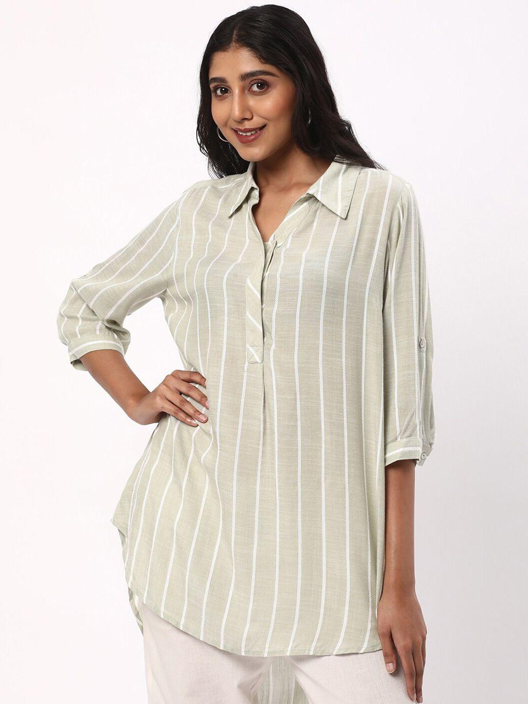 r&b striped shirt style top