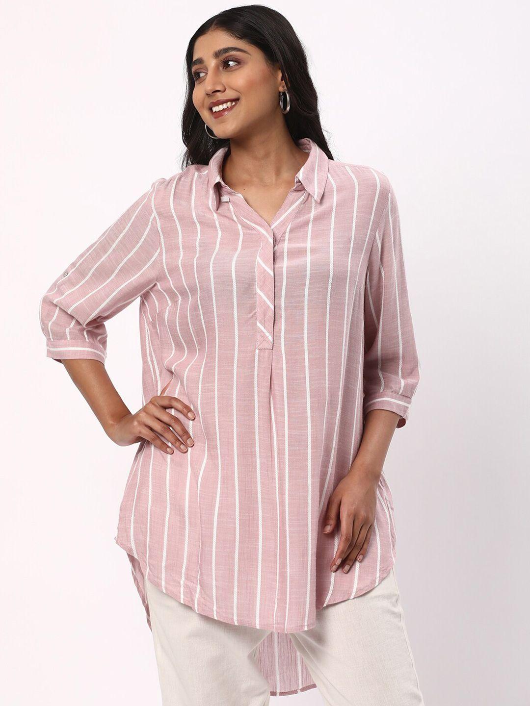 r&b striped shirt style top