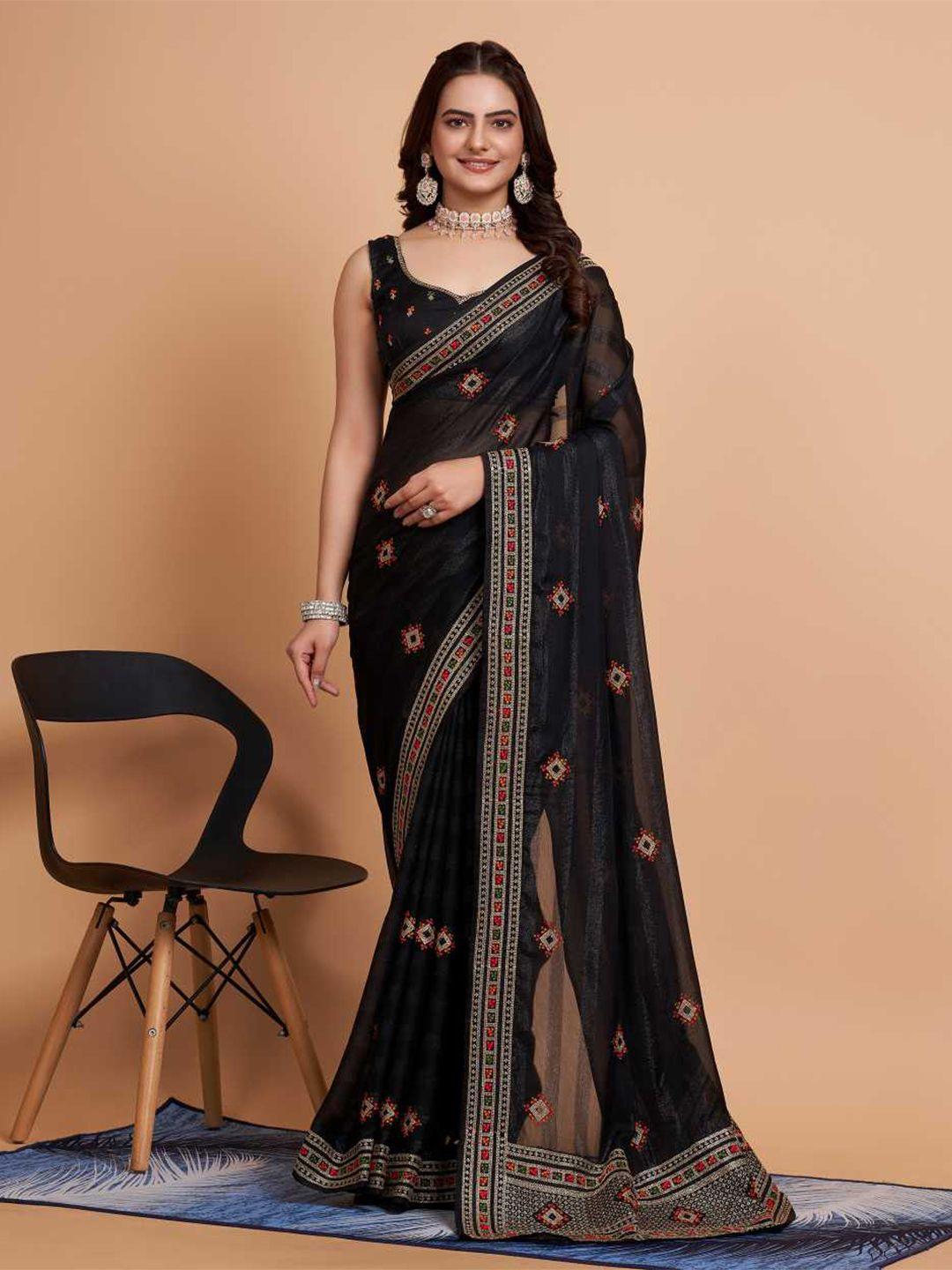 vairagee embroidered saree